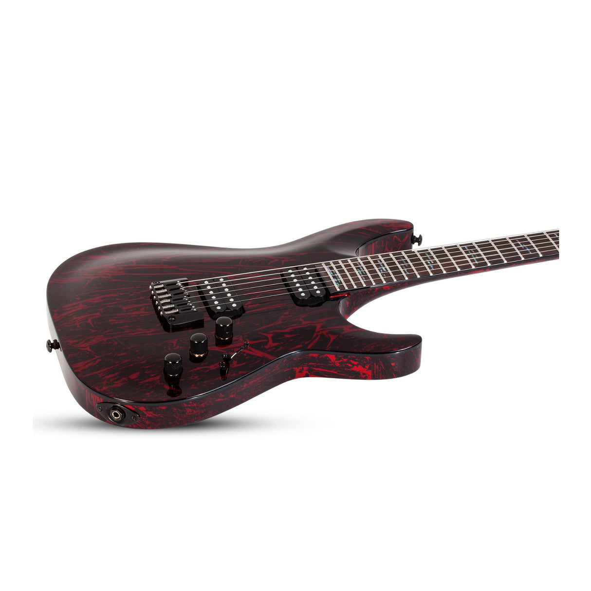 Schecter C-1 Silver Mountain 6-String Right-Hand Electric Guitar Bundle