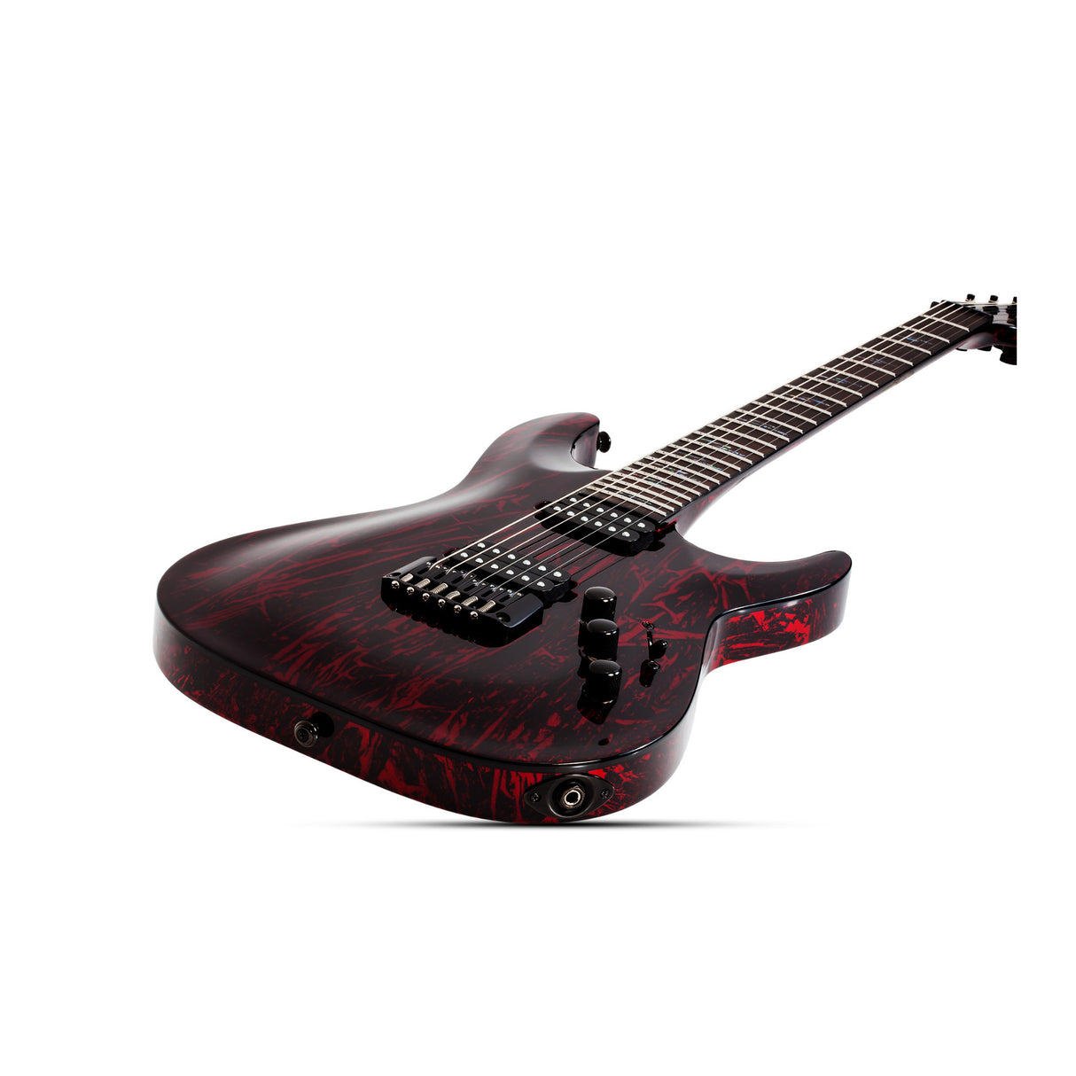 Schecter C-1 Silver Mountain 6-String Right-Hand Electric Guitar Bundle