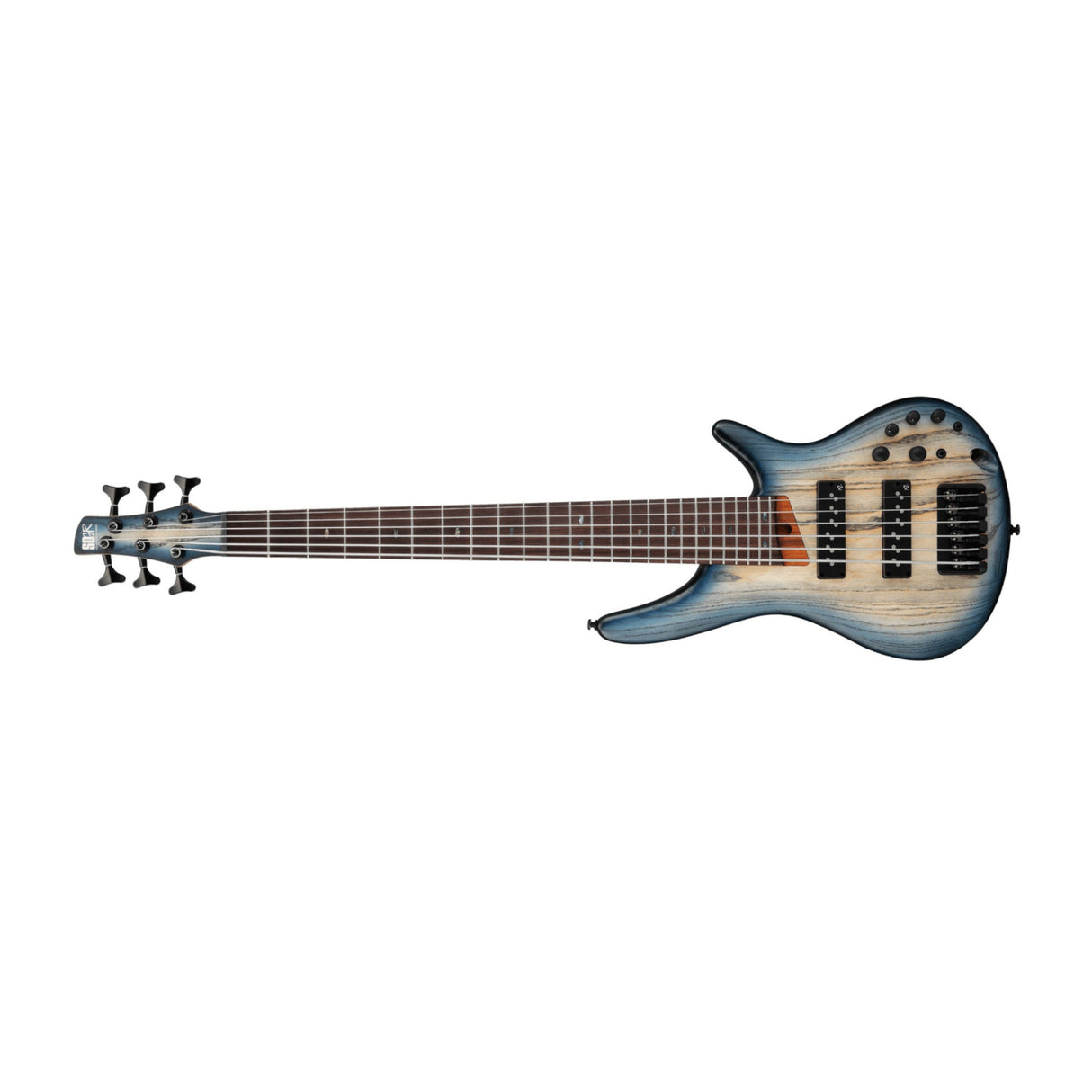 Ibanez SR Standard 6-String Electric Bass (Cosmic Blue Starburst Flat)