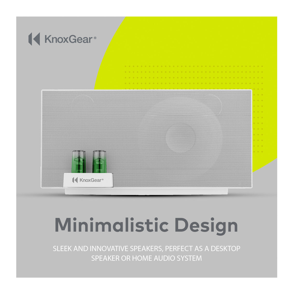 Knox Gear Vacuum Tube Bluetooth 5.0 Speaker System - Hybrid Wireless Speakers