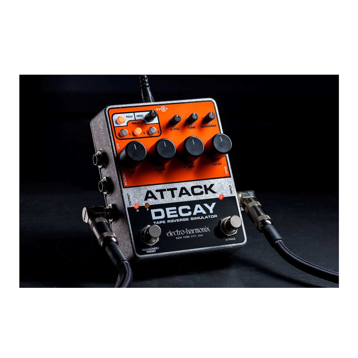 Electro-Harmonix Attack Decay Tape Reverse Simulator Guitar Pedal