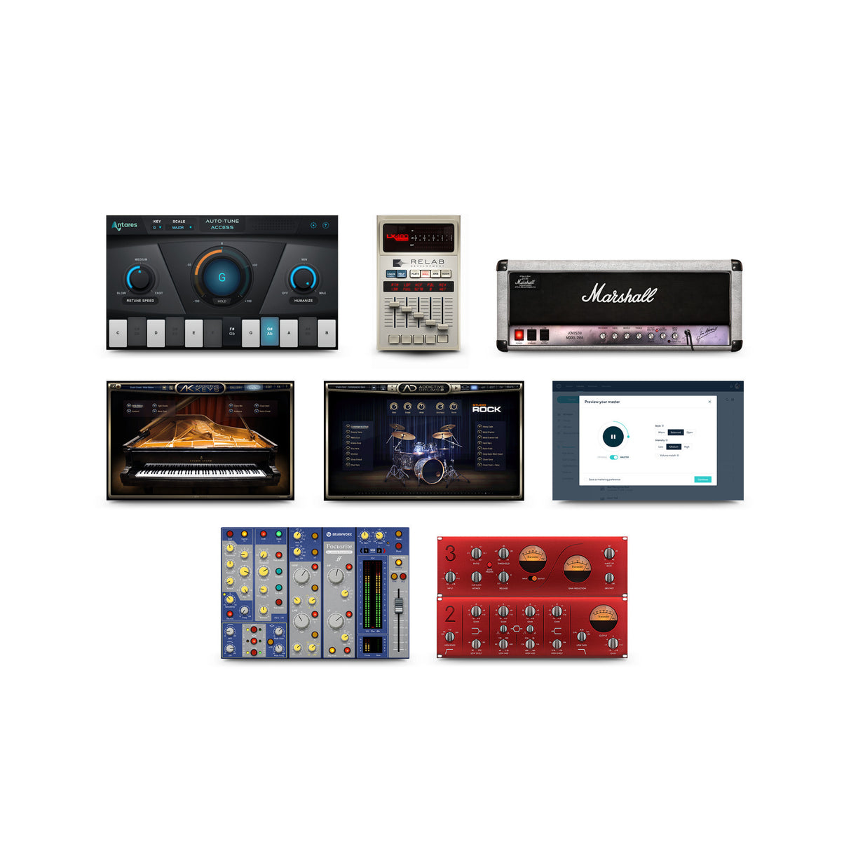 Focusrite Scarlett OctoPre 8-Channel Mic Pre Expansion with Cables Bundle