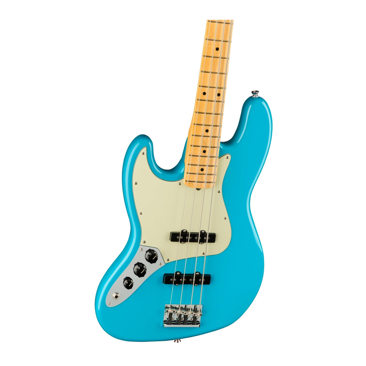 Fender American Professional II 4-String Jazz Bass (Left-Hand, Miami Blue)