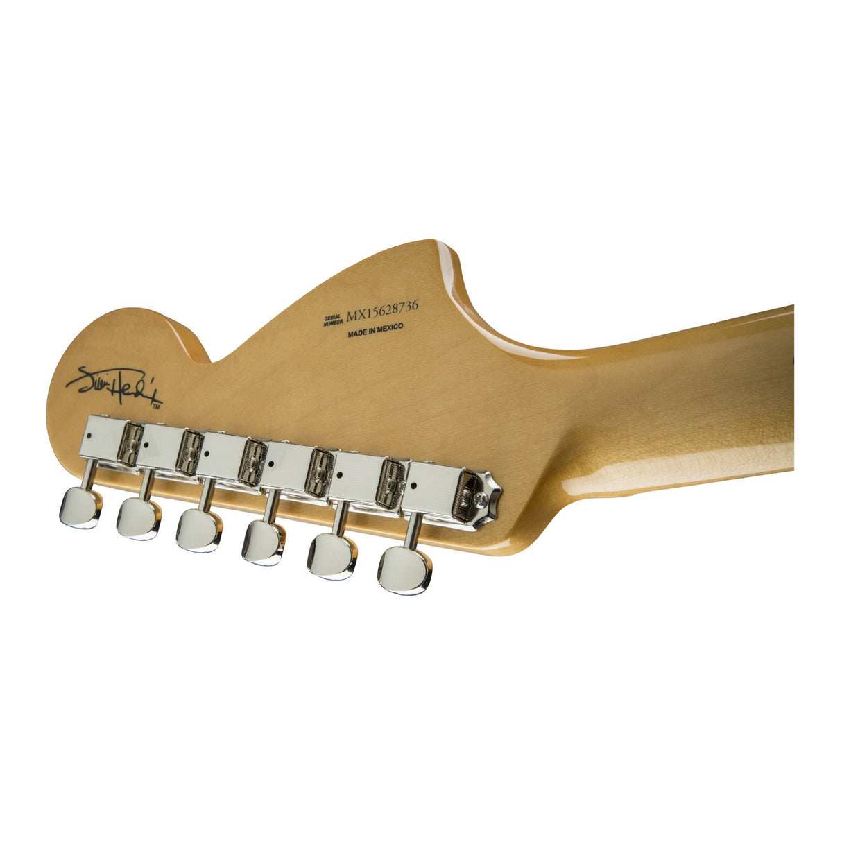 Fender Jimi Hendrix Stratocaster 6-String Electric Guitar (Olympic White)