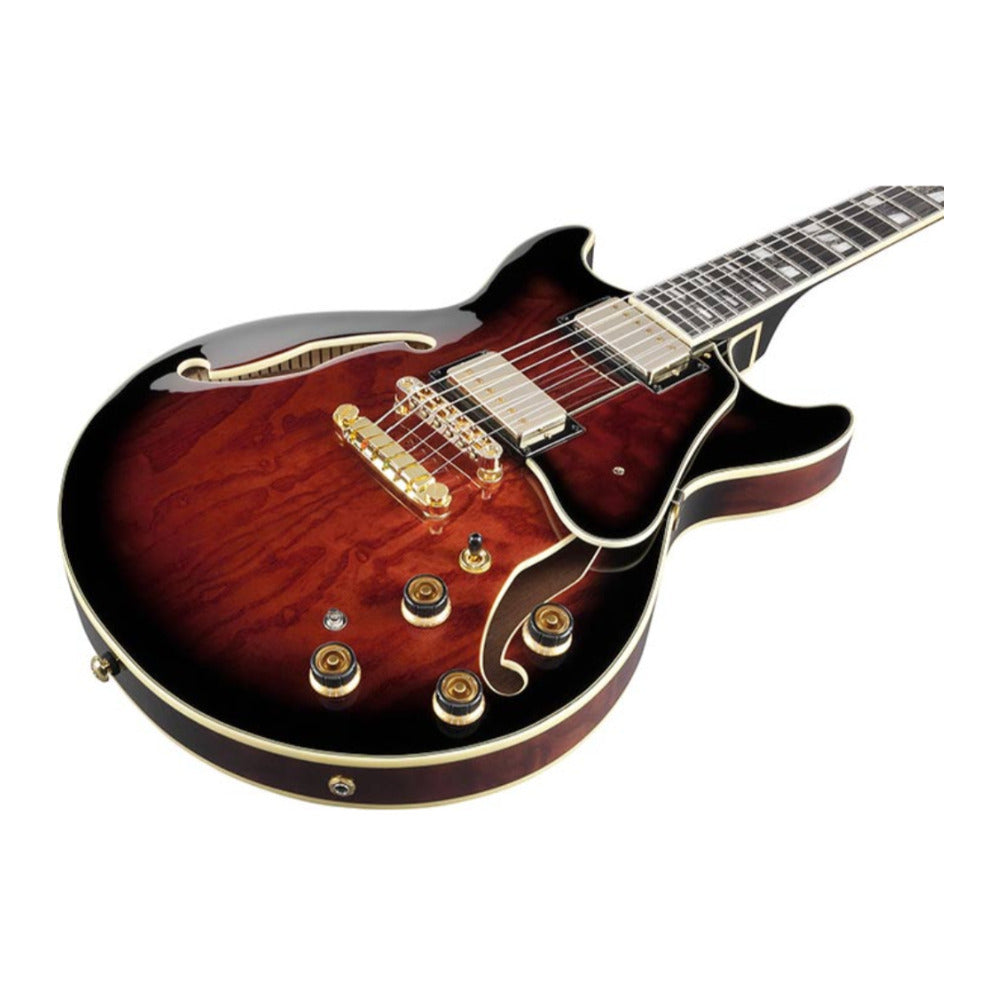 Ibanez AM Artstar 6 String Electric Guitar (Dark Brown Sunburst) with Case