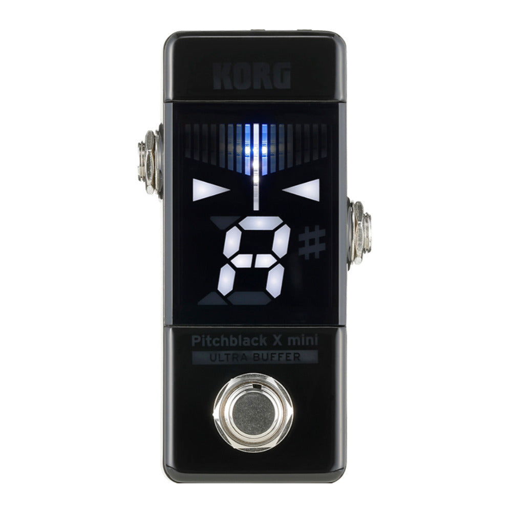 Korg PBX Pitchblack X Mini Ultra Buffer Pedal Tuner