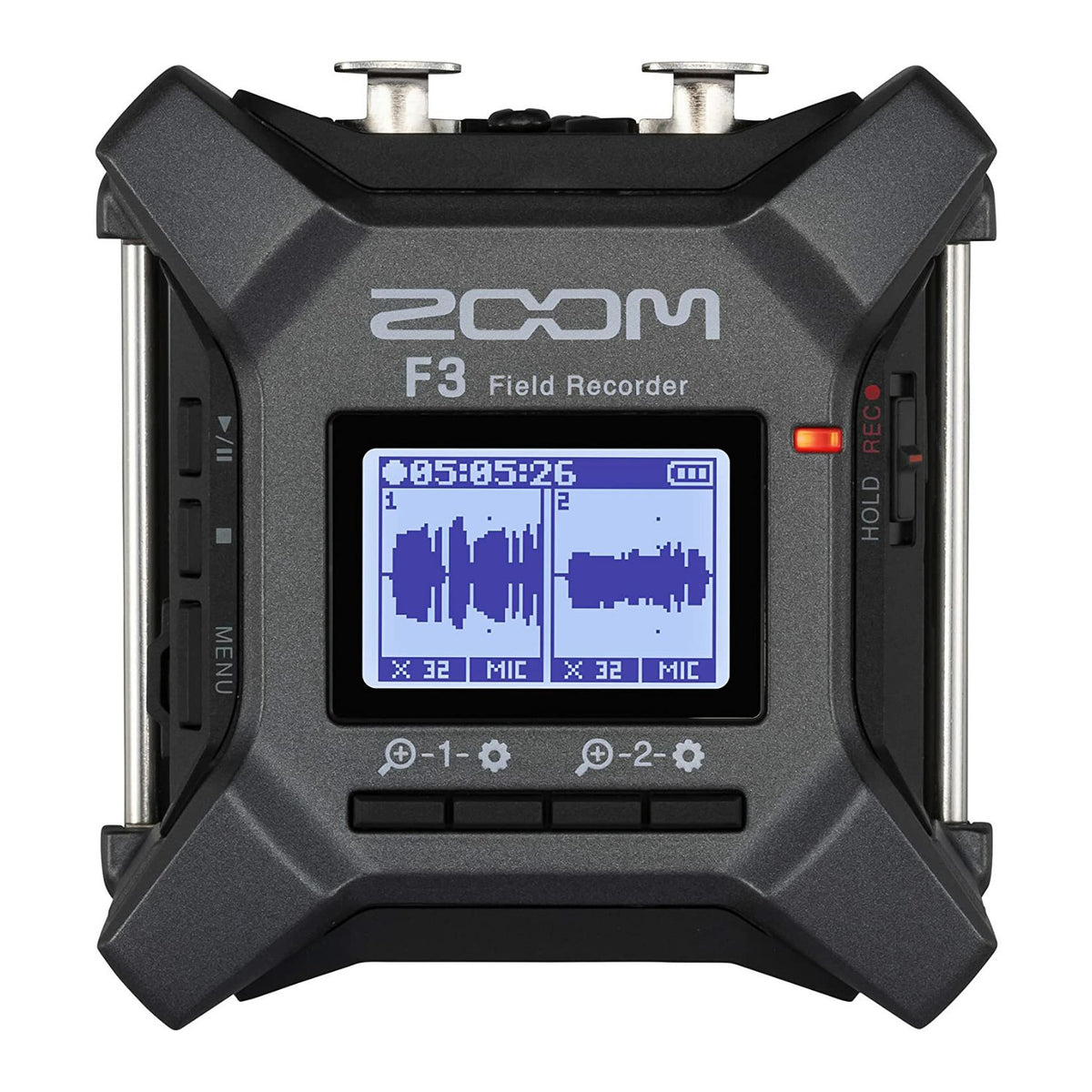 Zoom F3 Digital Multitrack Field Recorder with ZBTA1-ZOOM Bluetooth Adapter (Open Box)