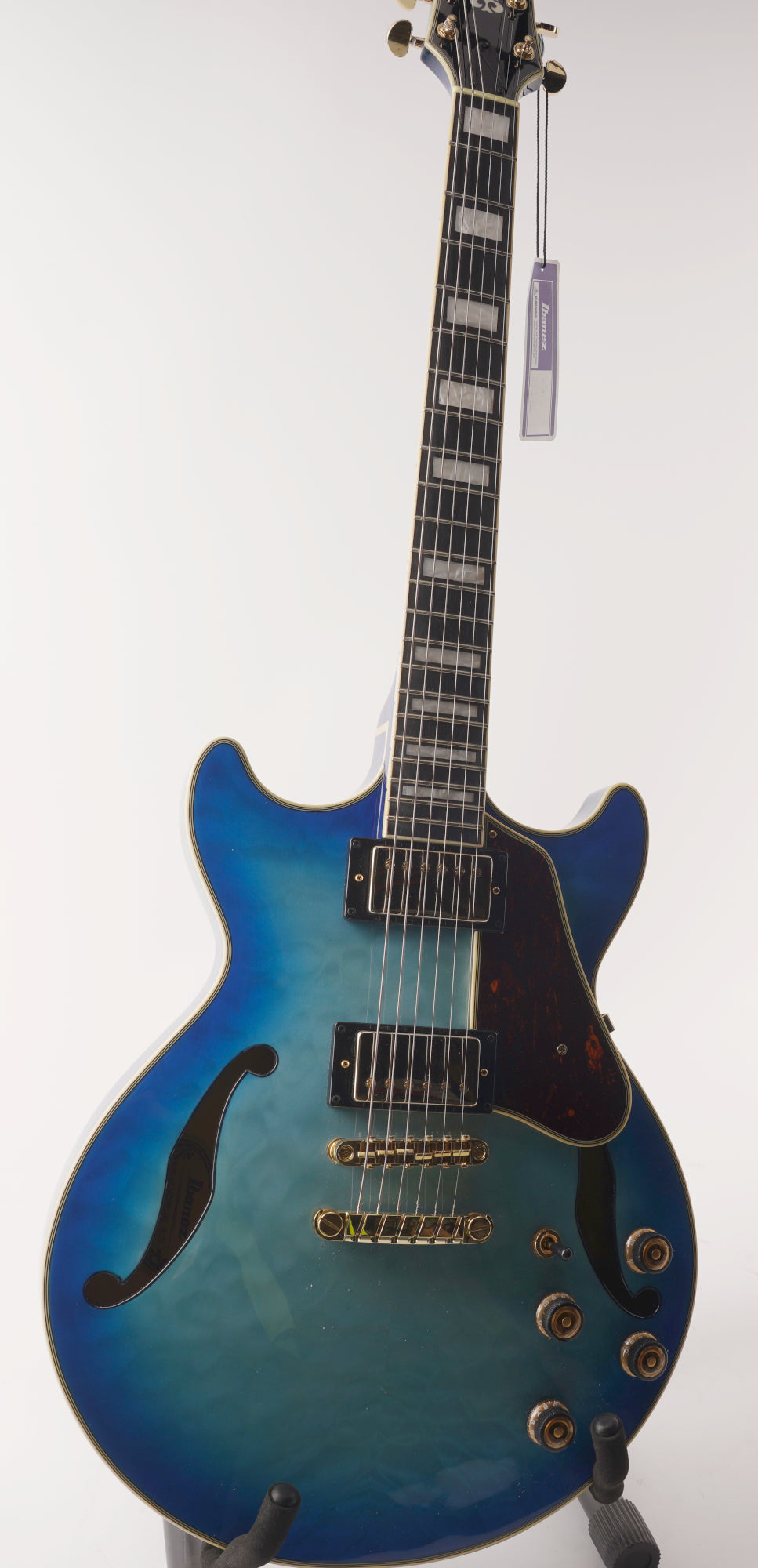 Ibanez AM Artcore Expressionist 6-String Electric Guitar (Jet Blue Burst) (Used)