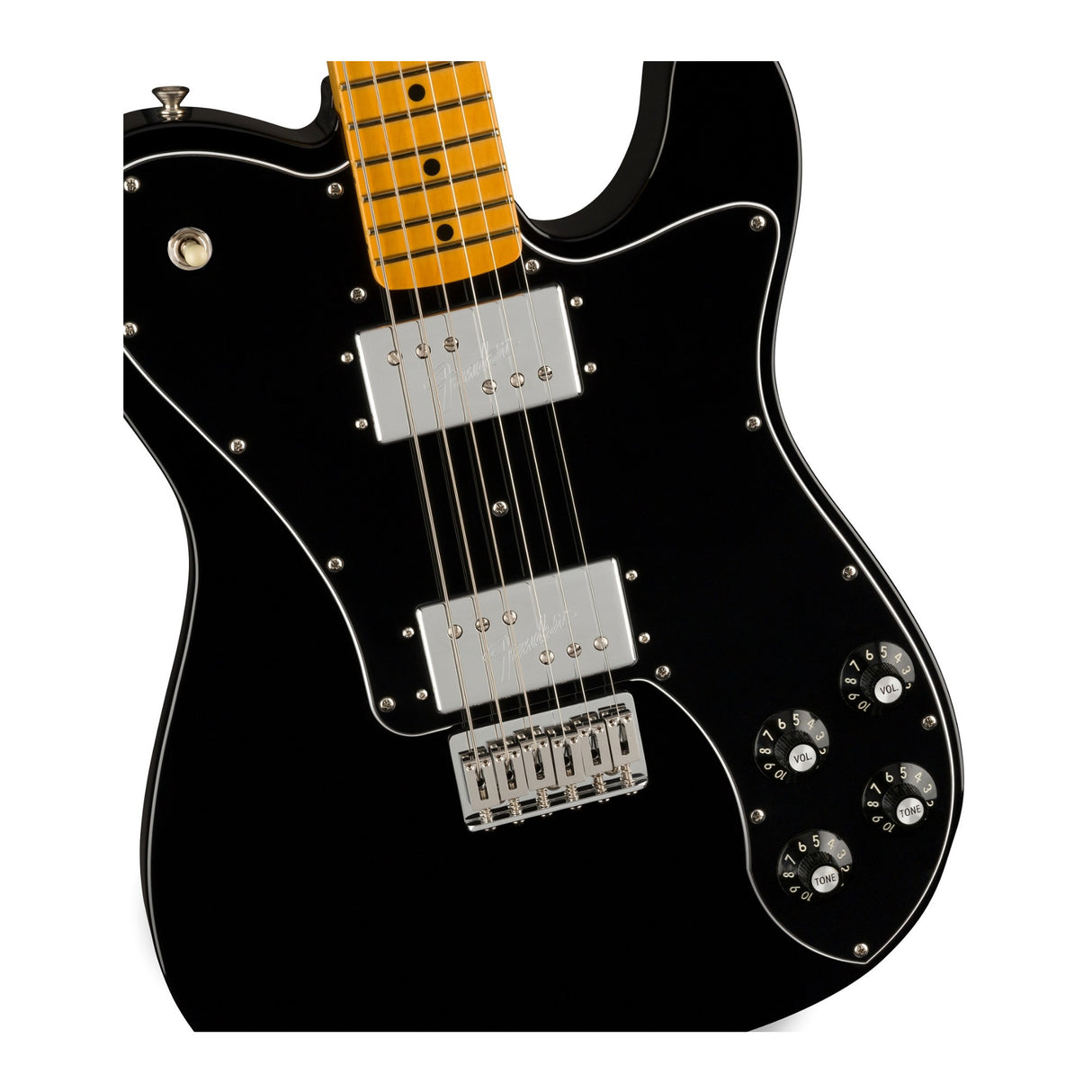 Fender American Vintage II 1975 Telecaster Deluxe Electric Guitar (Black)