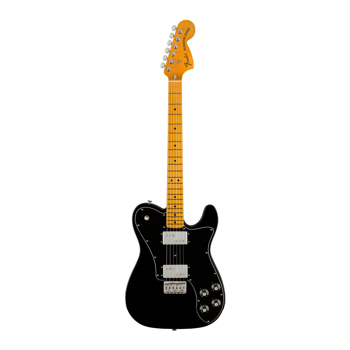 Fender American Vintage II 1975 Telecaster Deluxe Electric Guitar (Black)
