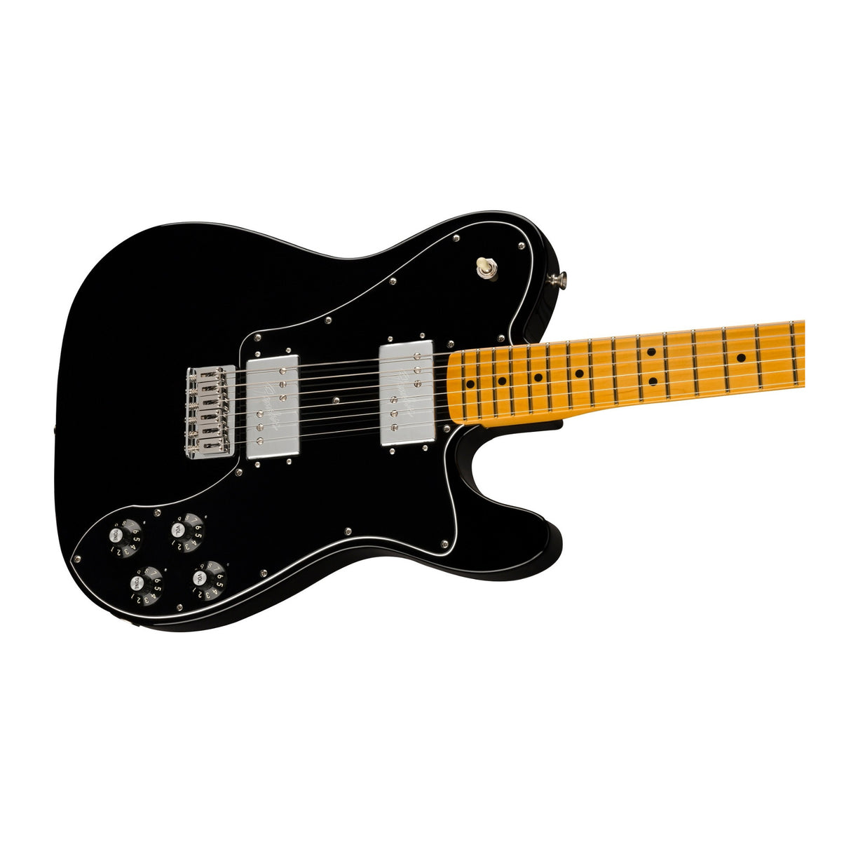 Fender American Vintage II 1975 Telecaster Deluxe Electric Guitar (Black)