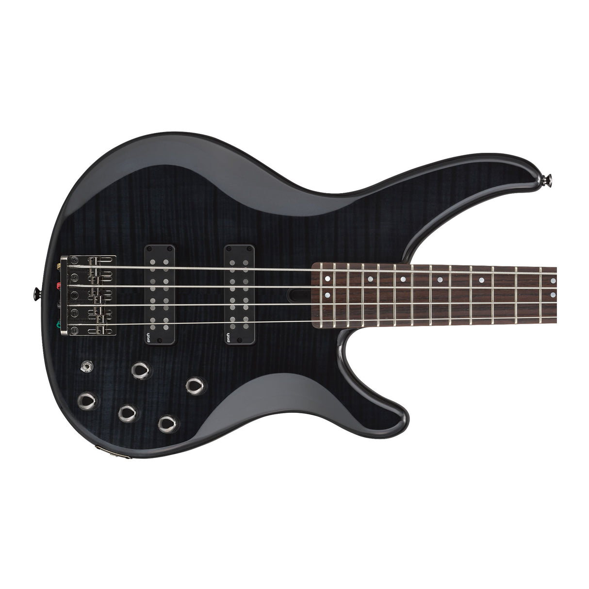 Yamaha TRBX604FM 4-String Bass Guitar (Translucent Black, Right-Handed)
