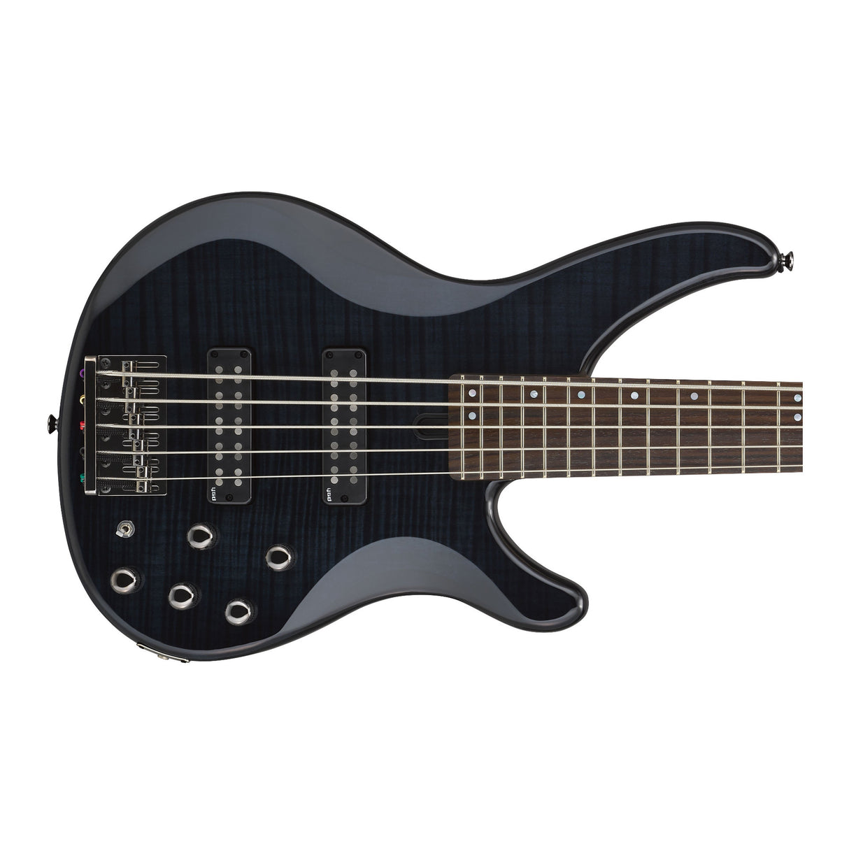 Yamaha TRBX605FM 5-String Bass Guitar (Translucent Black, Right-Handed)
