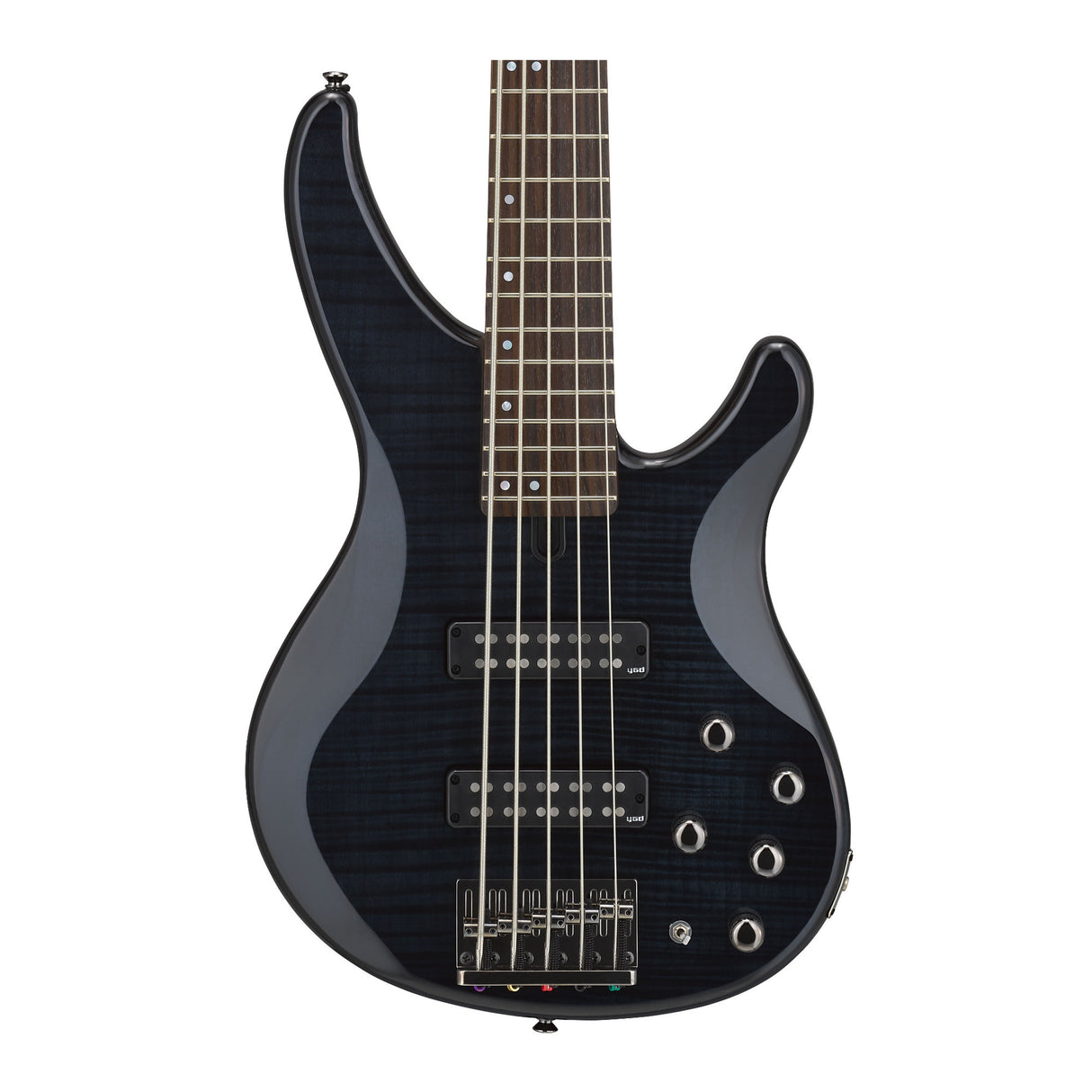 Yamaha TRBX605FM 5-String Bass Guitar (Translucent Black, Right-Handed)