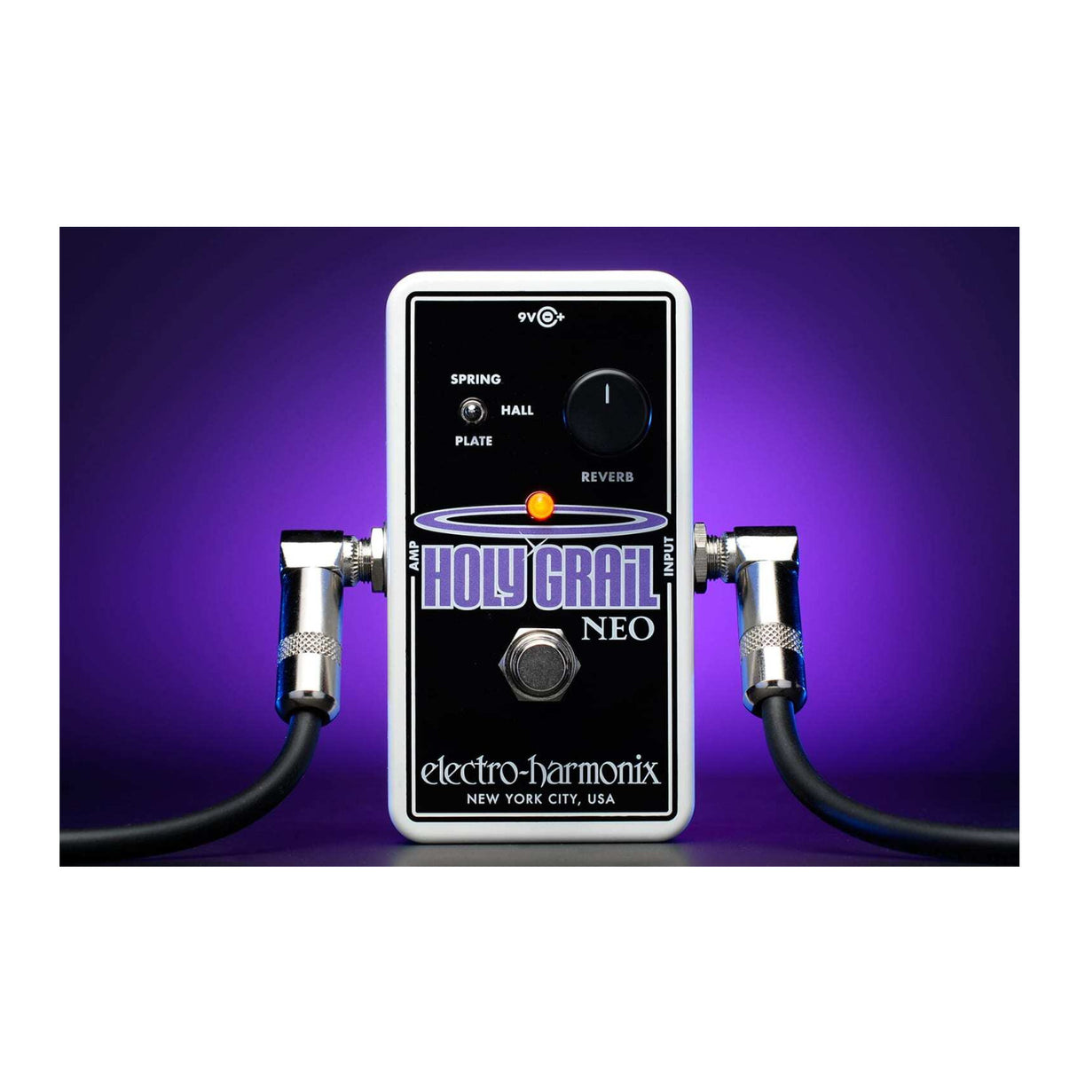 Electro-Harmonix Holy Grail Neo Reverb Effects Pedal With Power Supply