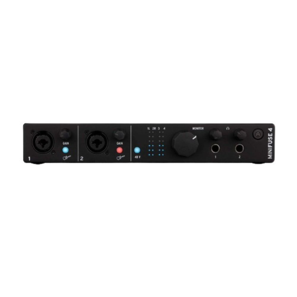 Arturia MiniFuse 4 USB Type-C 4 x 4 Audio Interface (Black)