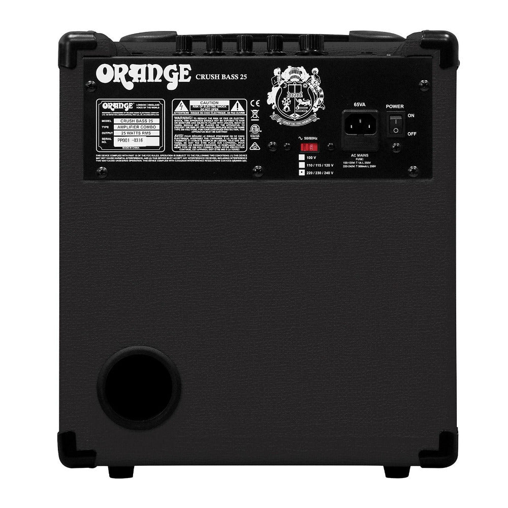 Orange Amps Crush Bass 25 Combo Amplifier (25W, Black)