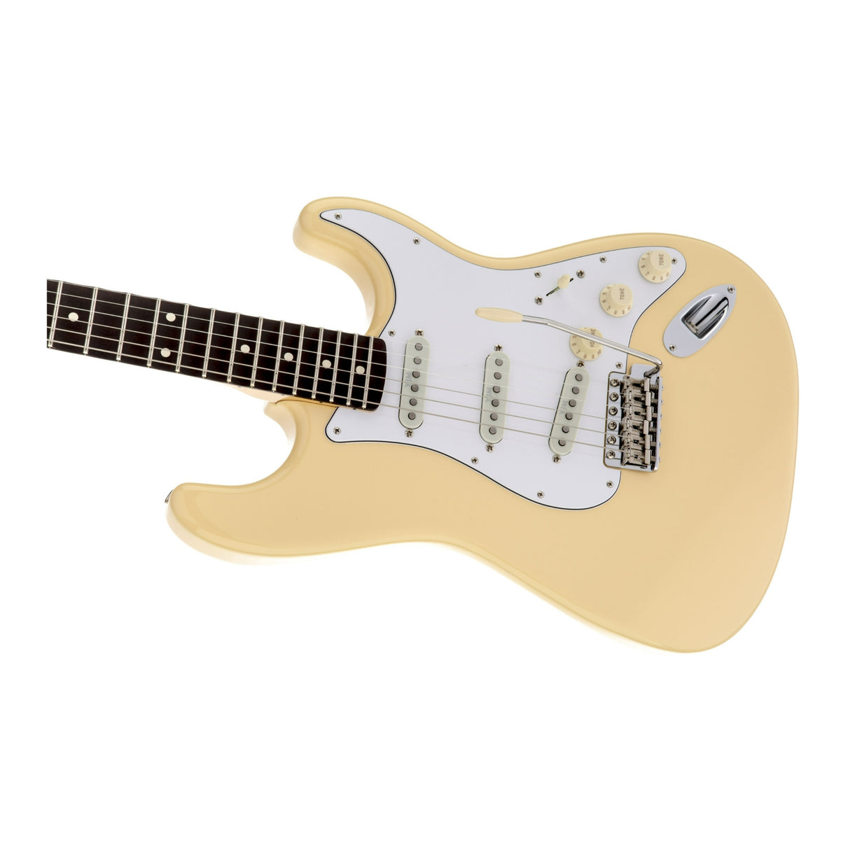 Fender Yngwie Malmsteen Stratocaster 6-String Electric Guitar (Vintage White)