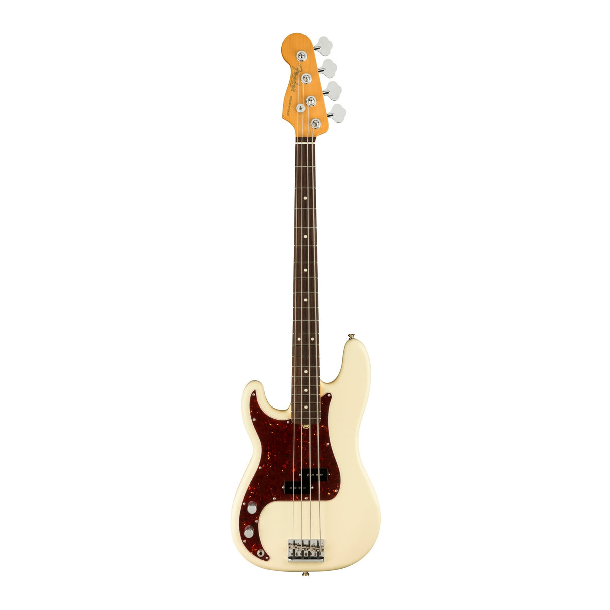 Fender American Professional II Bass 4-String Guitar Left-Handed (Olympic White)