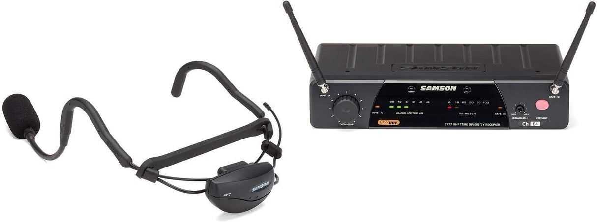 Samson AirLine 77 AH7 Wireless Fitness Headset Microphone System (K2490.975 MHz)