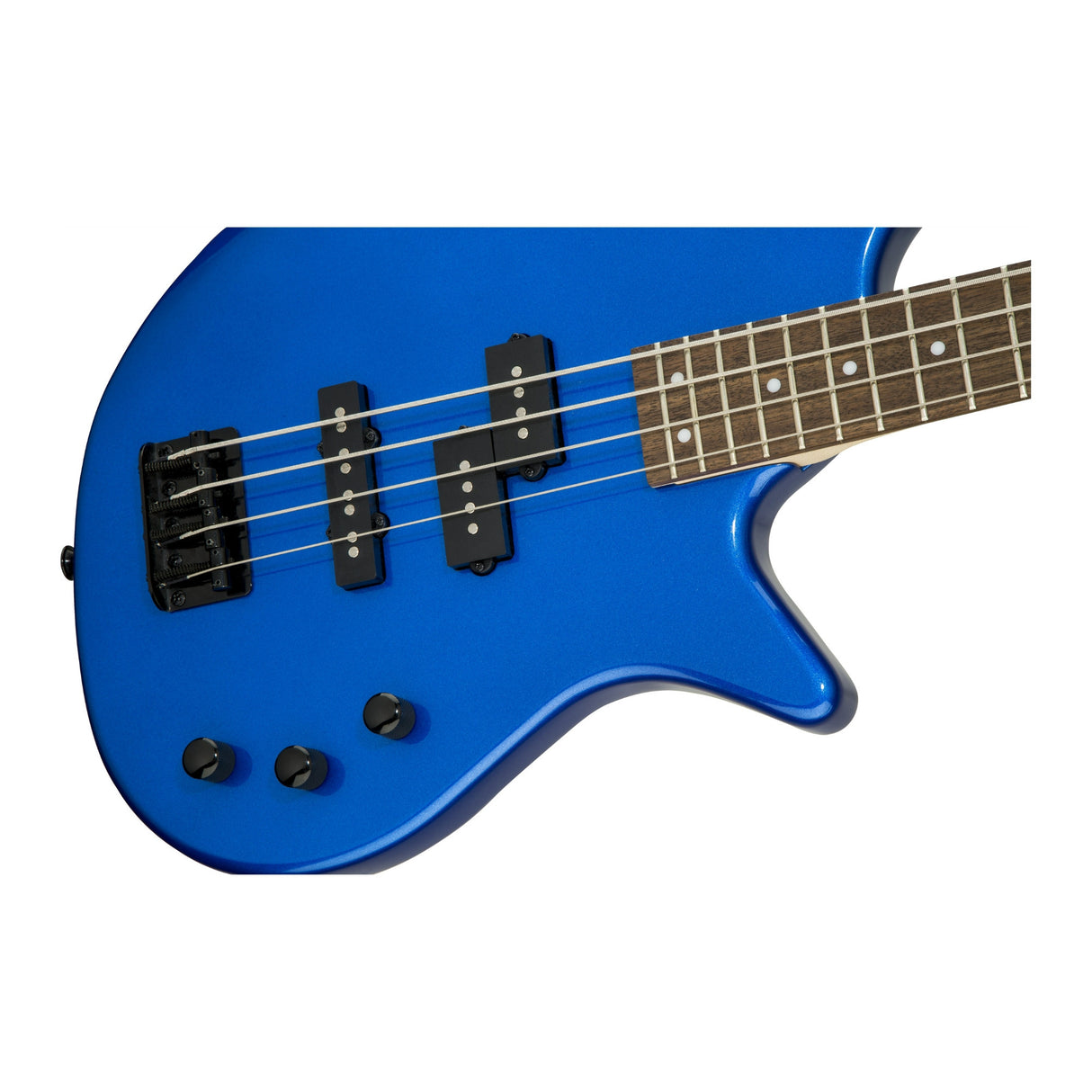 Jackson JS Series Spectra Bass JS2 4-String Electric Guitar (Metallic Blue)