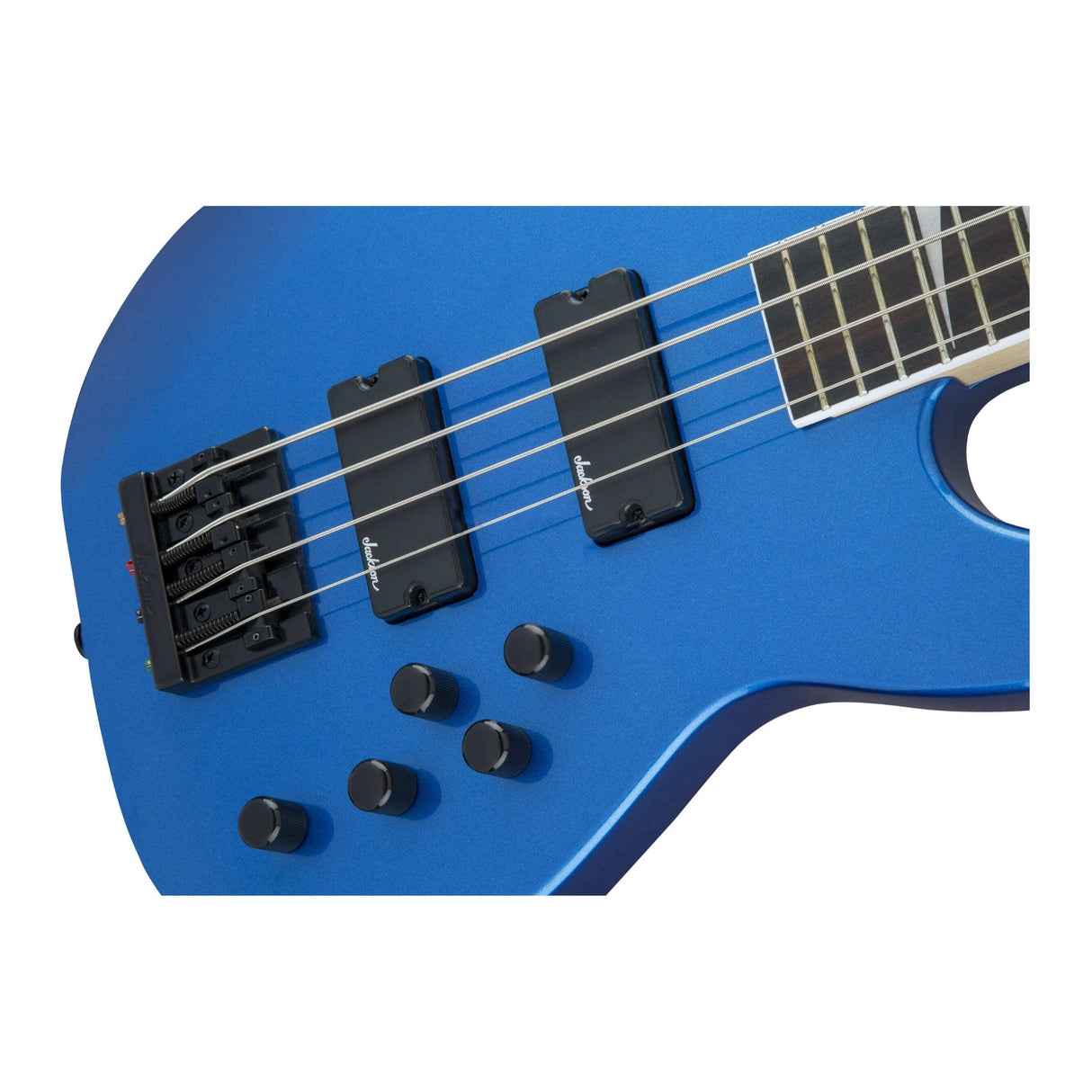 Jackson JS Series Concert Bass JS3 4-String Guitar (Right-Handed, Metallic Blue)