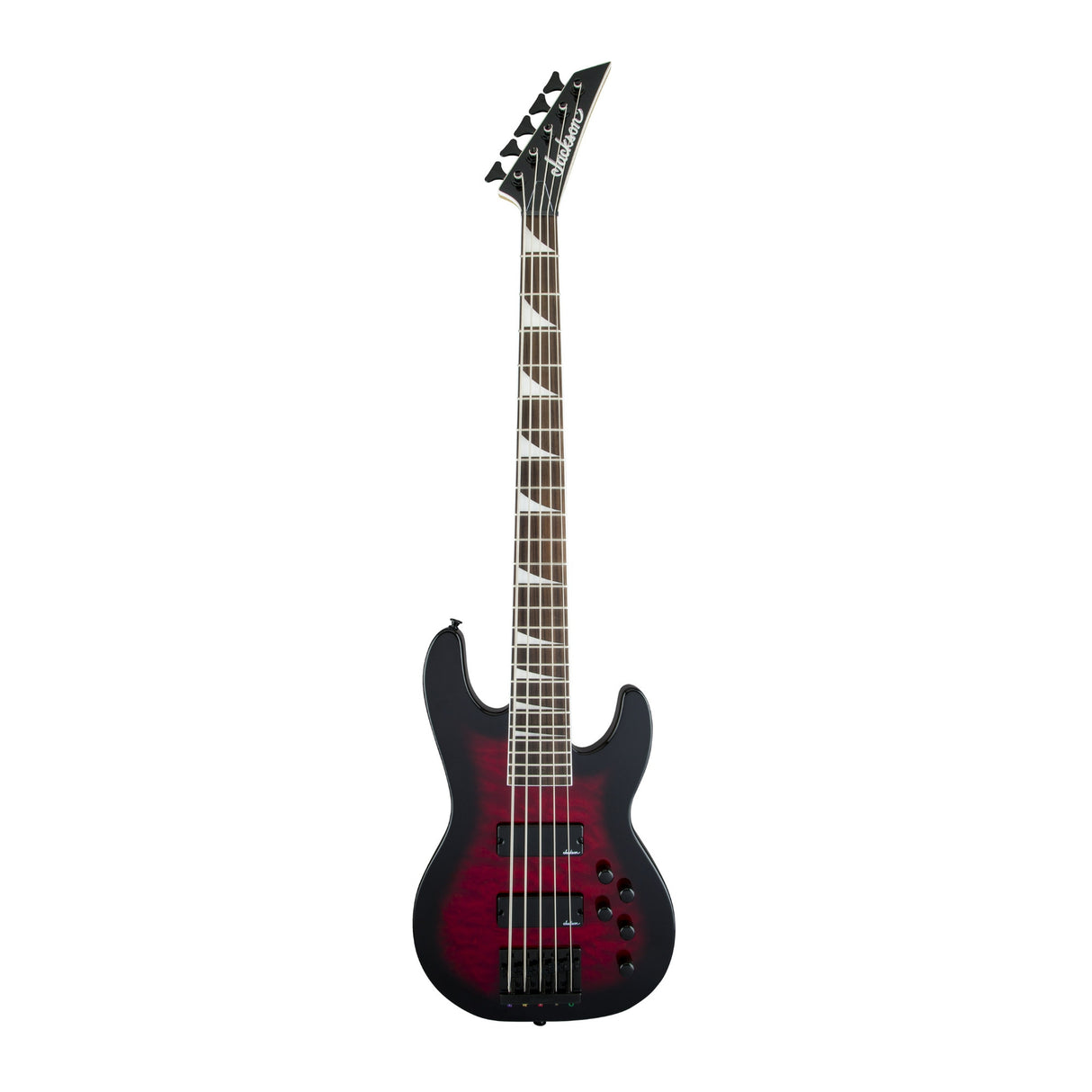 Jackson JS Series Concert Bass JS3VQ 5-String Electric Guitar (Red Burst)