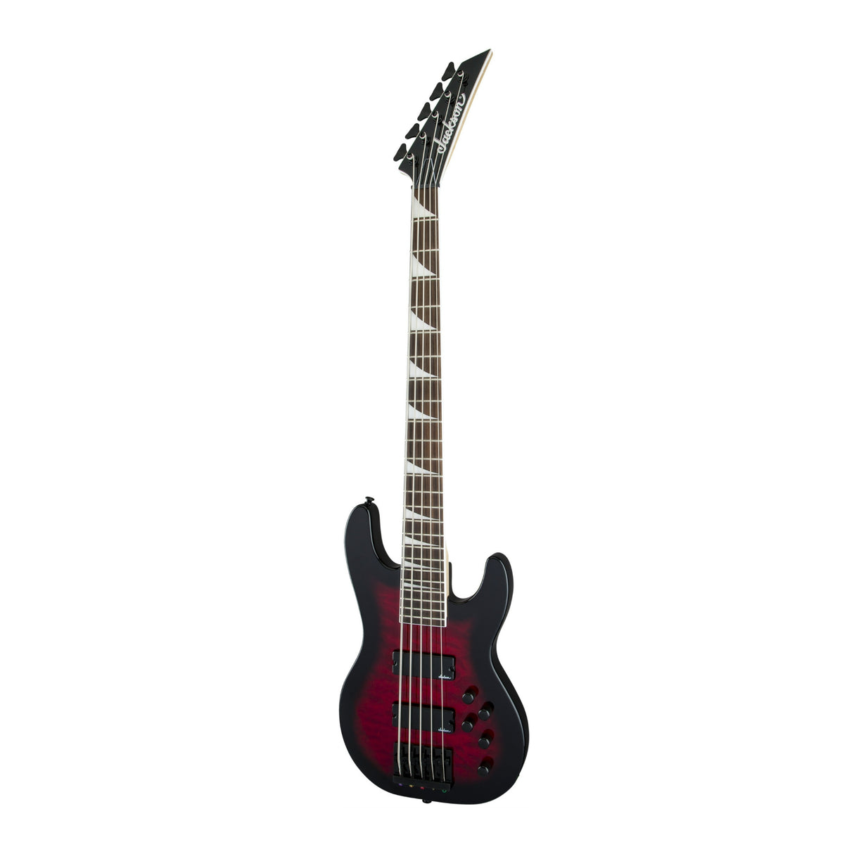 Jackson JS Series Concert Bass JS3VQ 5-String Electric Guitar (Red Burst)