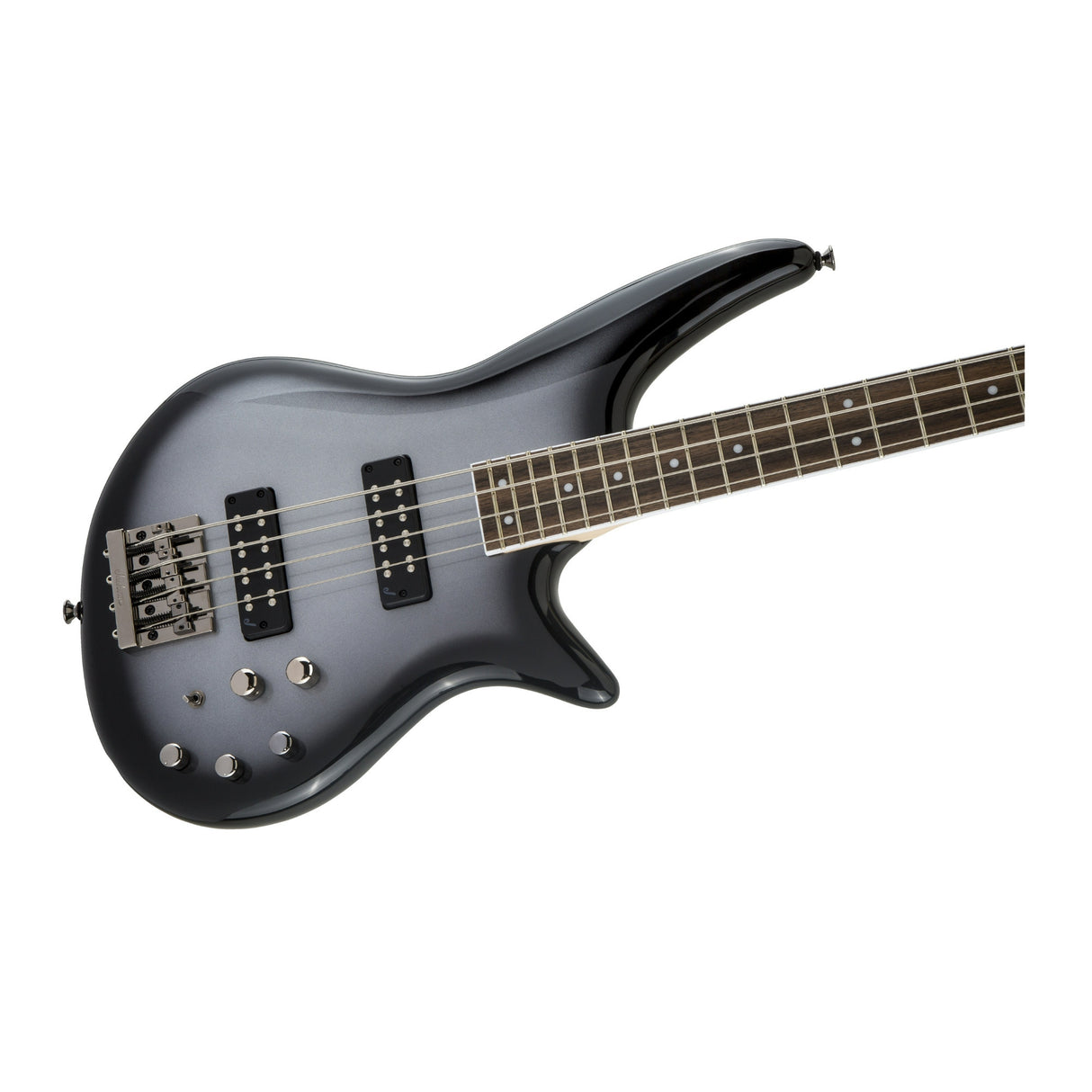 Jackson JS Series Spectra Bass JS3 4-String Electric Bass Guitar (Silverburst)