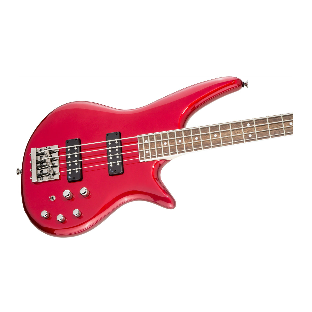 Jackson JS Series Spectra Bass JS3 4-String Electric Bass Guitar (Metallic Red)