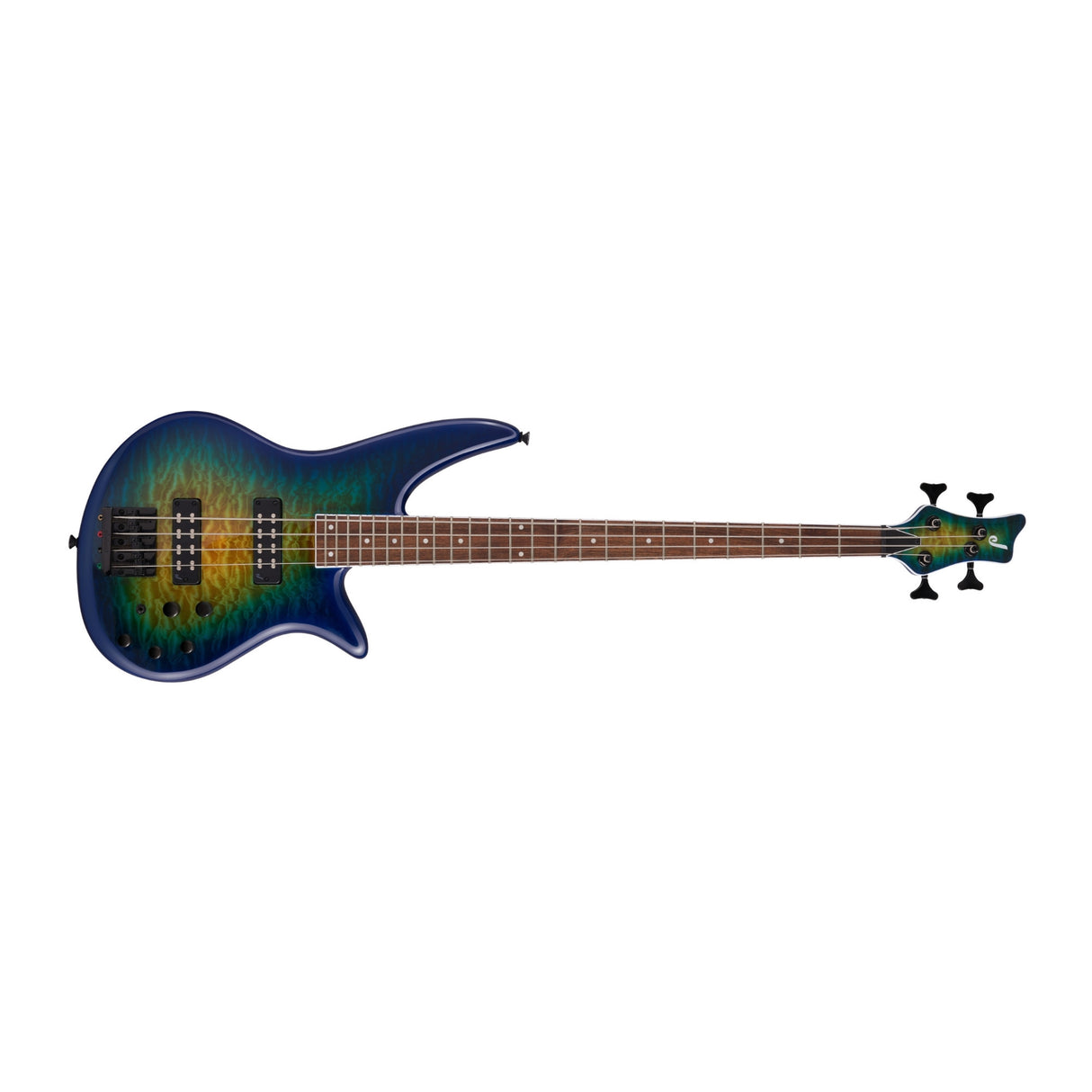 Jackson X Series Spectra Bass SBXQ IV 4-String Electric Guitar(Amber Blue Burst)
