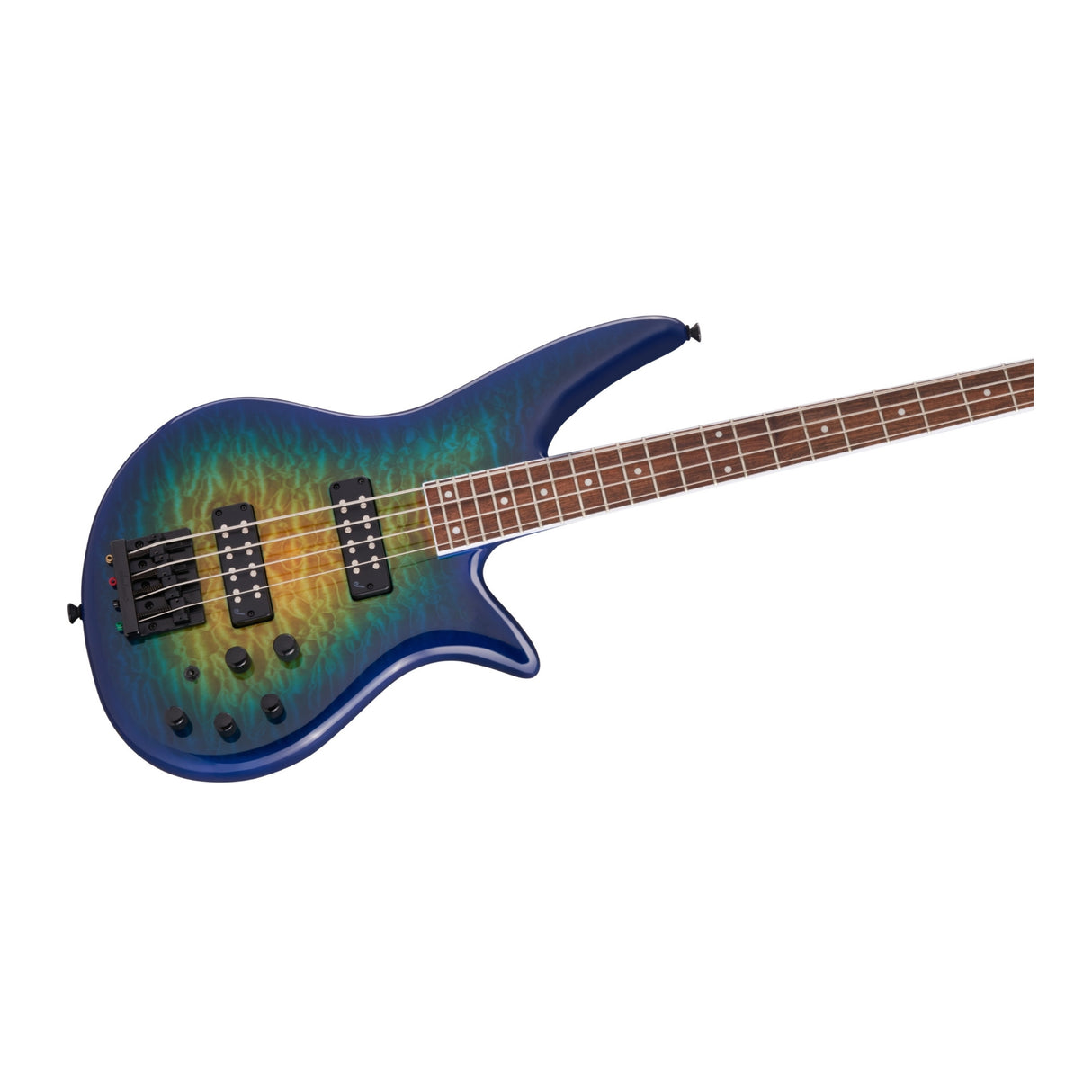 Jackson X Series Spectra Bass SBXQ IV 4-String Electric Guitar(Amber Blue Burst)
