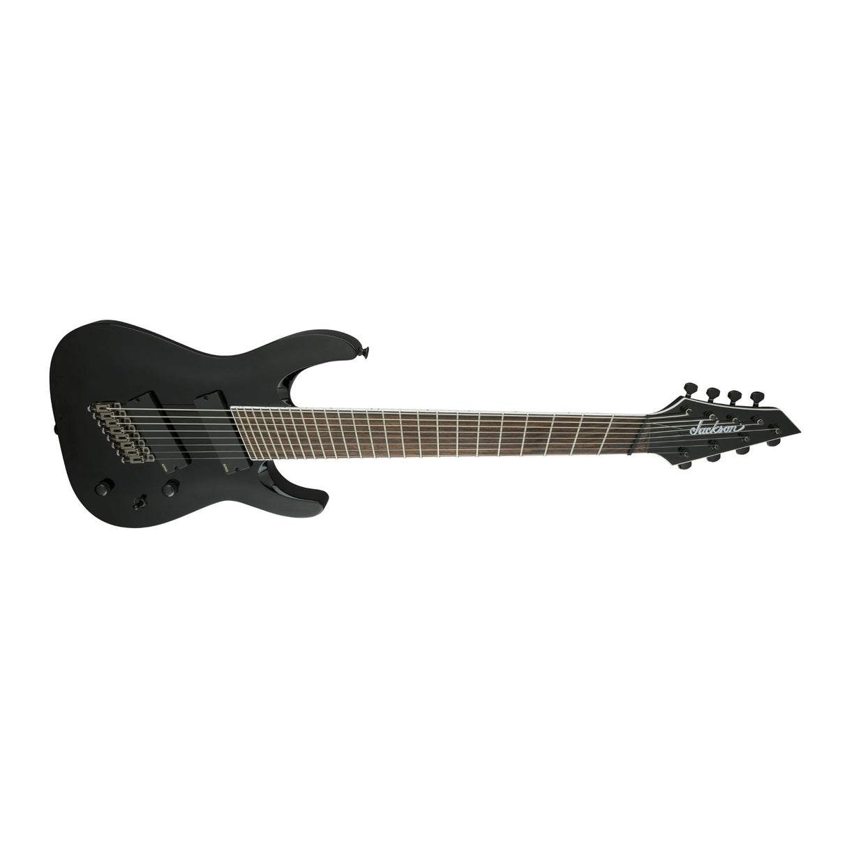 Jackson X Series Soloist Arch Top SLAT8 MS 8-String Electric Guitar (Black)