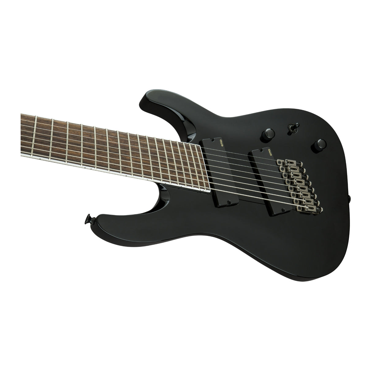 Jackson X Series Soloist Arch Top SLAT8 MS 8-String Electric Guitar (Black)