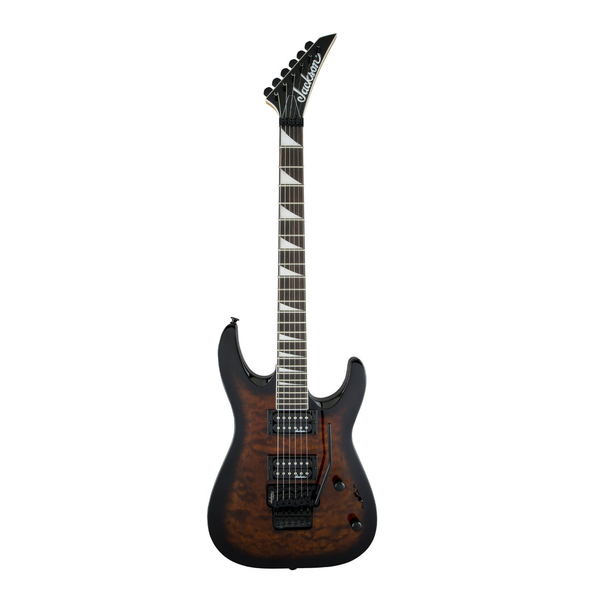 Jackson JS Series Dinky Arch Top JS32Q Guitar (Dark Sunburst) w/Bag and Strings