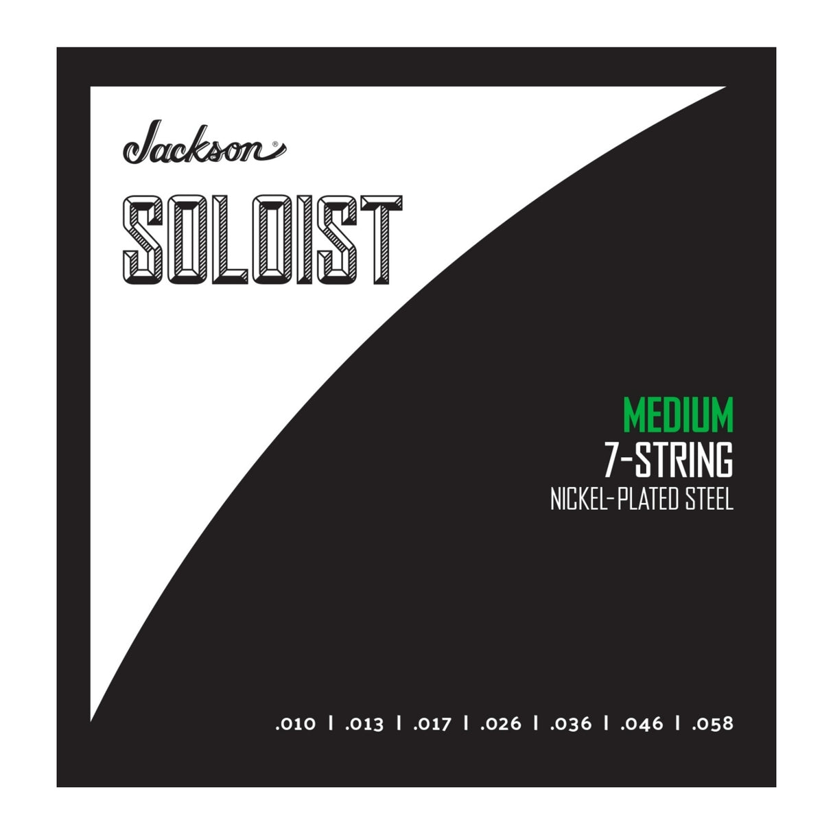 Jackson Soloist 7-String Nickel-Plated Strings (Medium, 010-.058 Gauge)