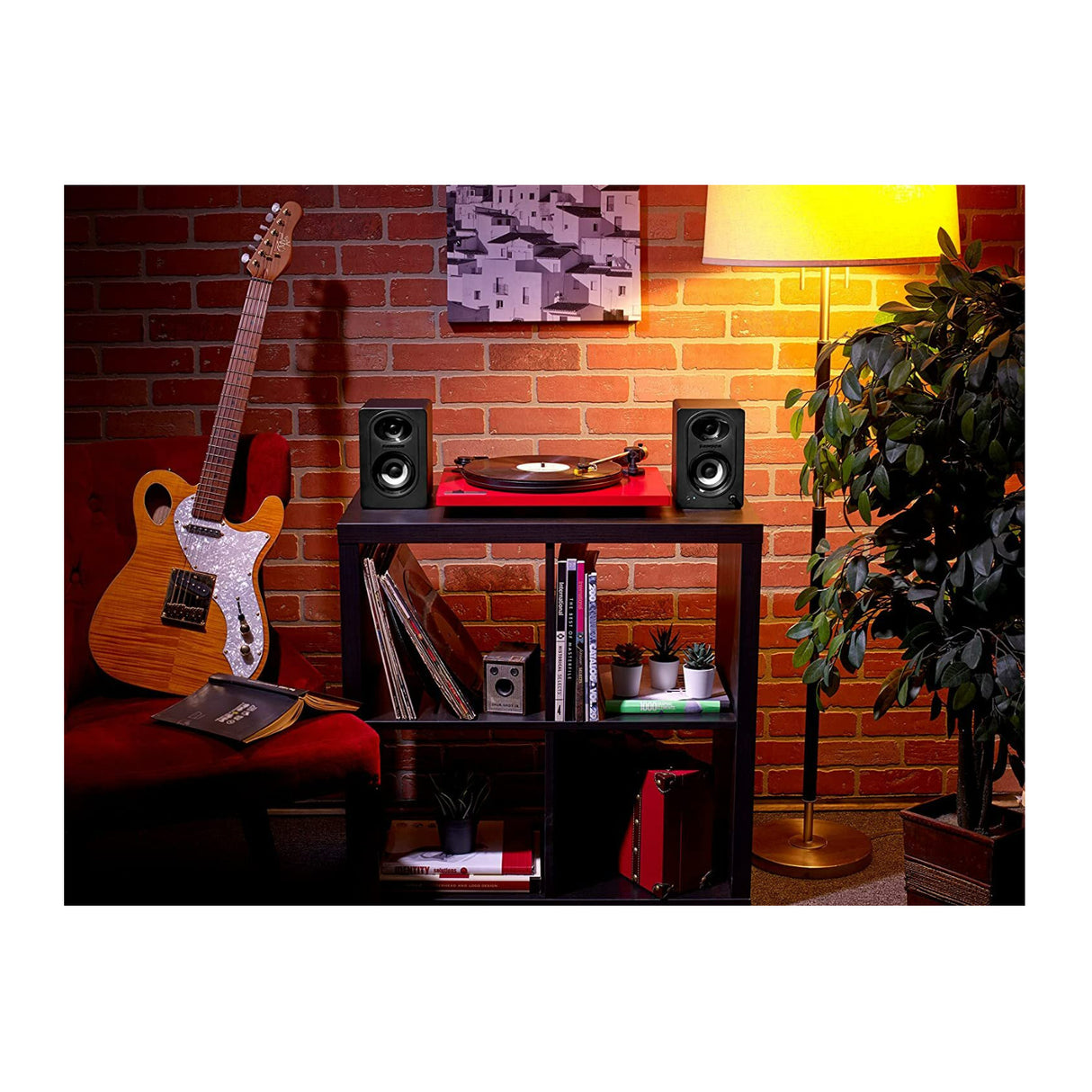 Samson MediaOne M30BT 3-Inch Powered Bluetooth Studio 20W Monitors (Pair, Black)