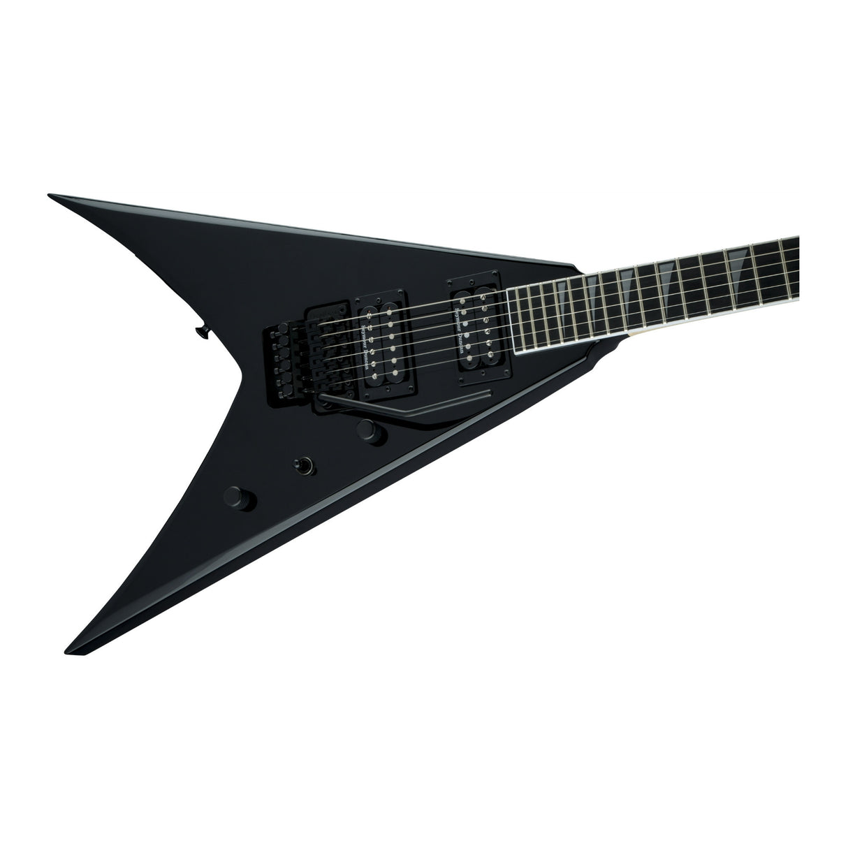 Jackson Pro Series King V KV 6-String Electric Guitar (Gloss Black) with Case