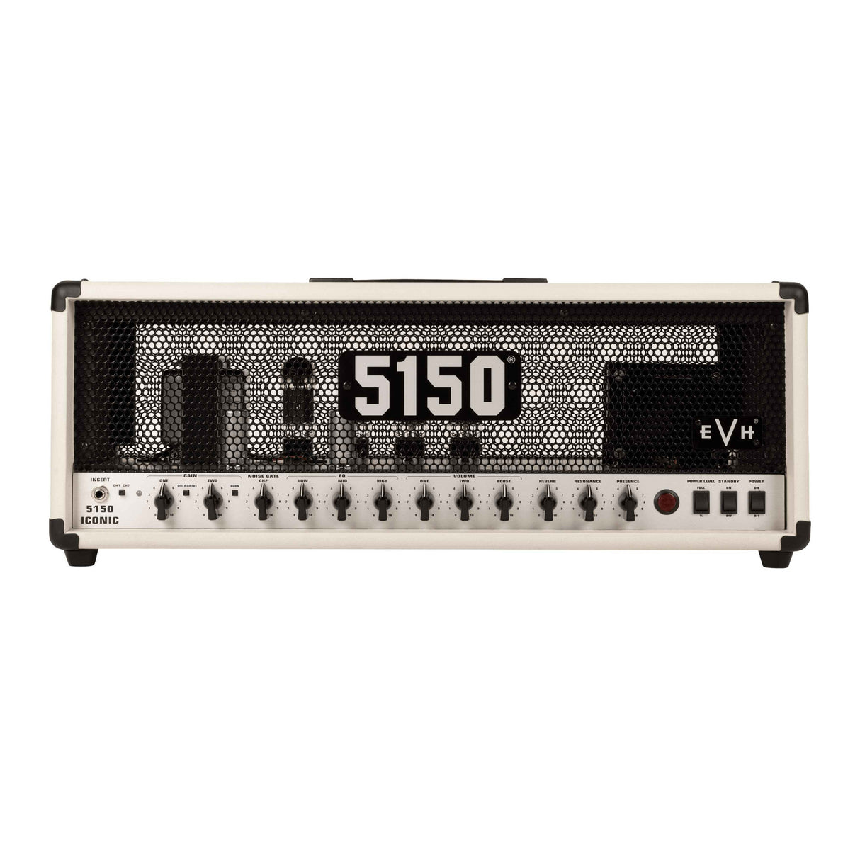EVH 2257400410 5150 Iconic Series 80W Amplifier Head with 2 Channels (Ivory)