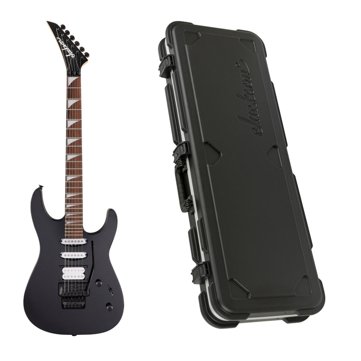 Jackson X Series Dinky HSS 6-String Guitar (Right-Handed, Gloss Black) with Case