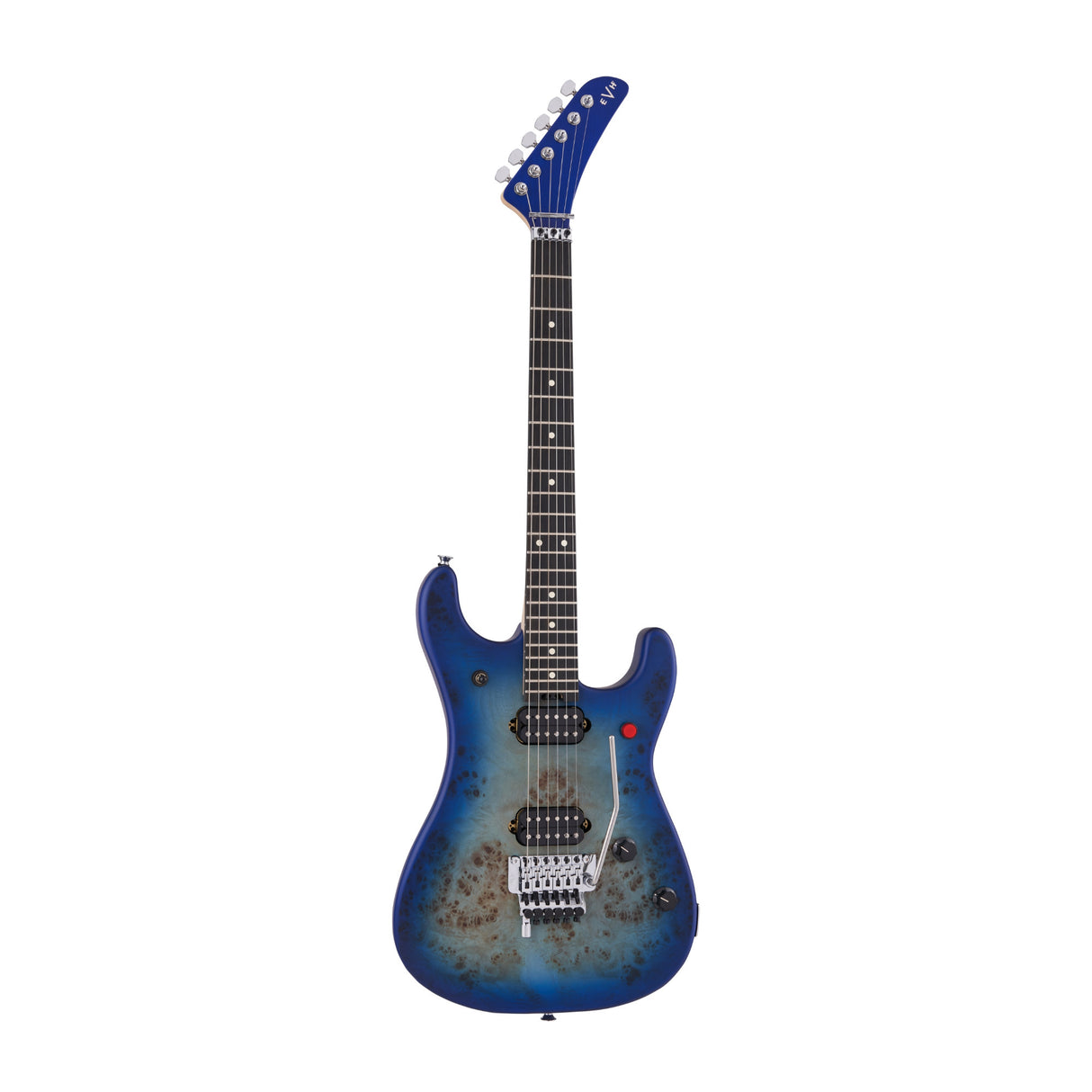 EVH 5150 Series Deluxe Poplar Burl Basswood 6-String Electric Guitar(Aqua Burst)