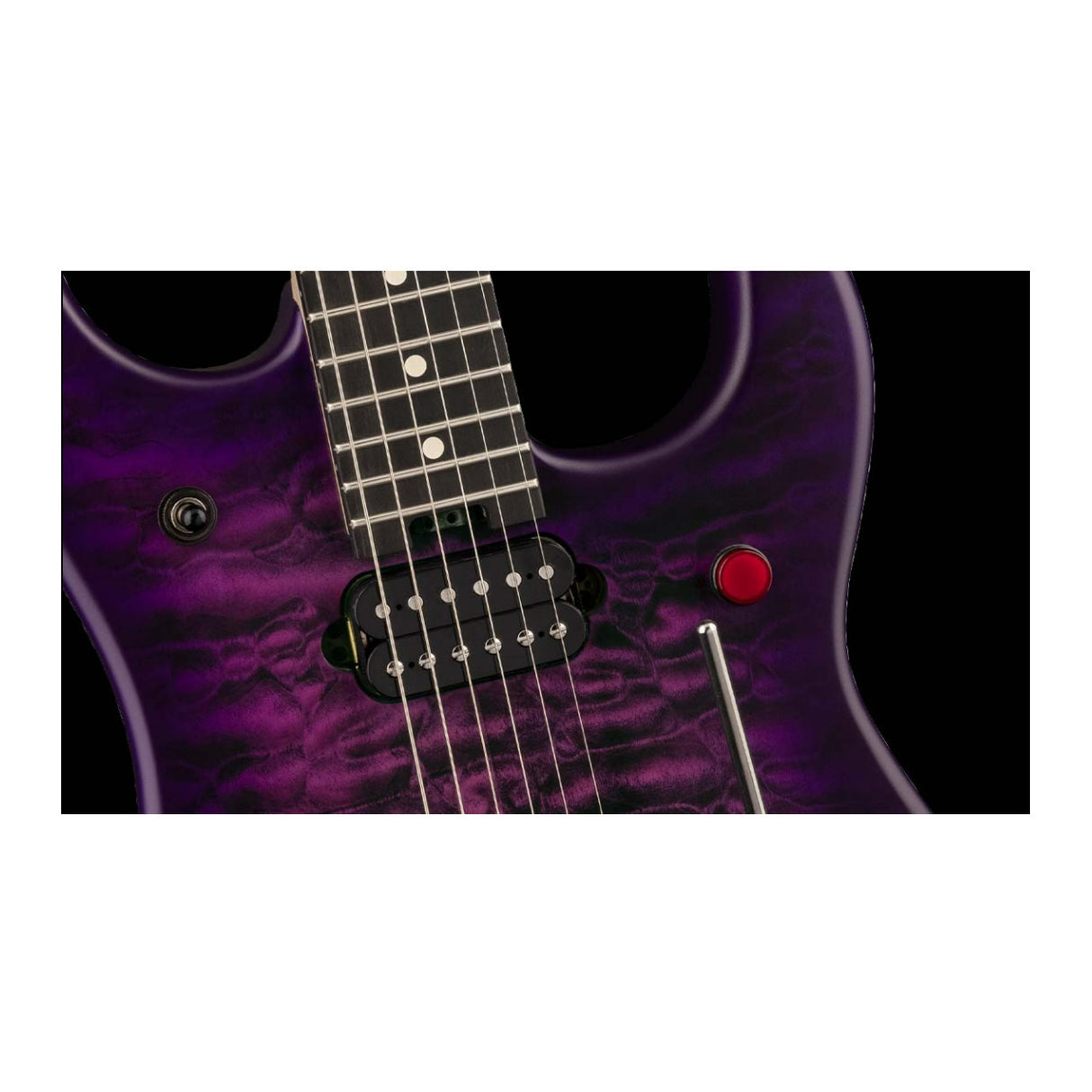 EVH 5150 Deluxe QM Series 6-String Electric Guitar (Right-Handed, Purple Daze)