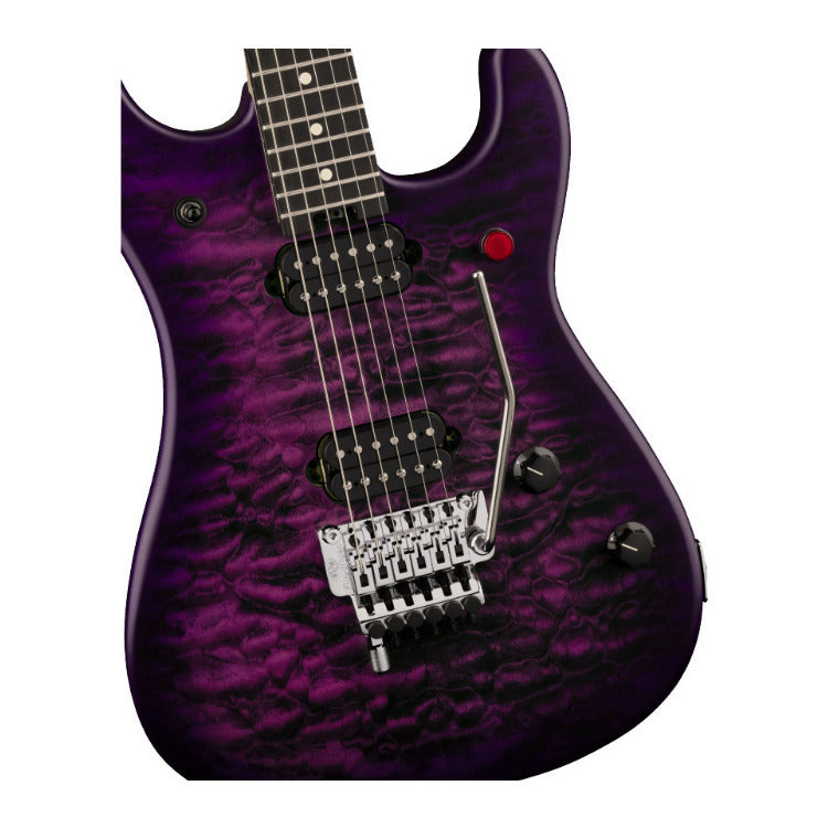 EVH 5150 Deluxe QM Series 6-String Electric Guitar (Right-Handed, Purple Daze)