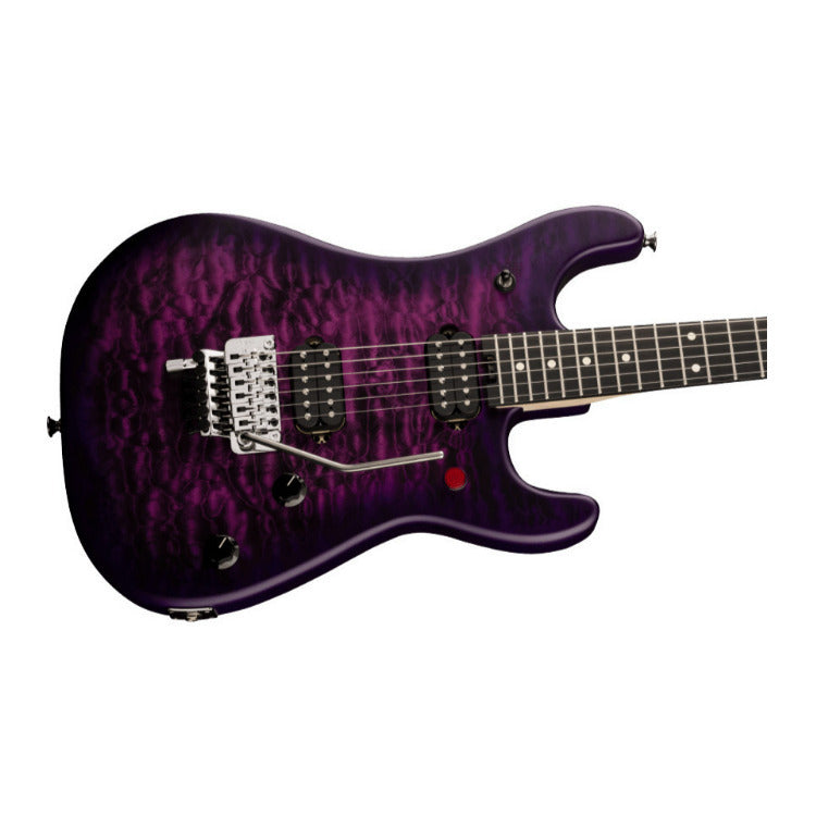EVH 5150 Deluxe QM Series 6-String Electric Guitar (Right-Handed, Purple Daze)