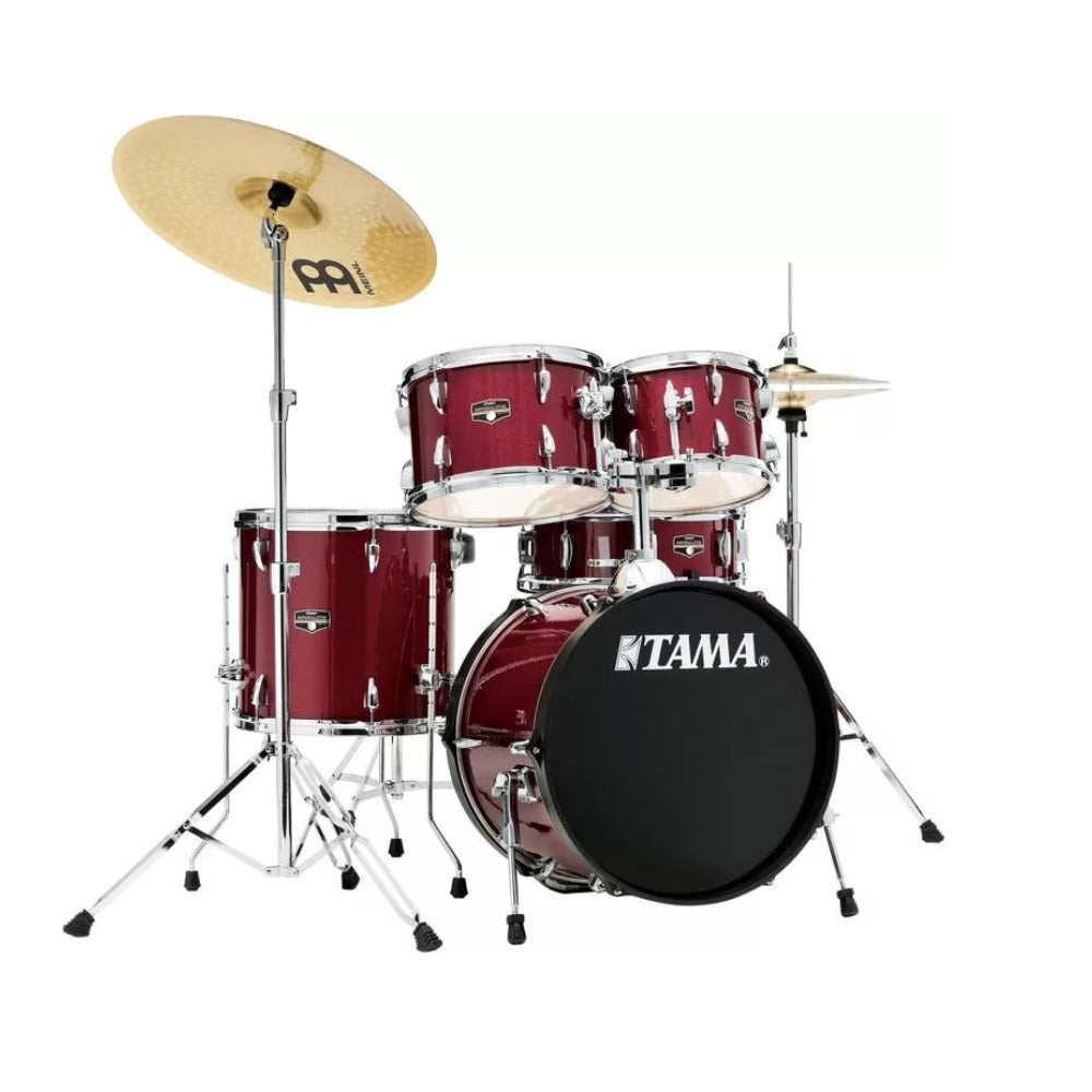 Tama Imperialstar 5-Piece Drum Kit with Meinl HCS Cymbals (Candy Apple Mist)