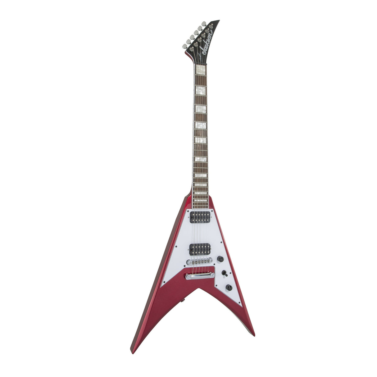 Jackson X Series Signature Scott Ian King V KVXT Guitar (Red) with Case