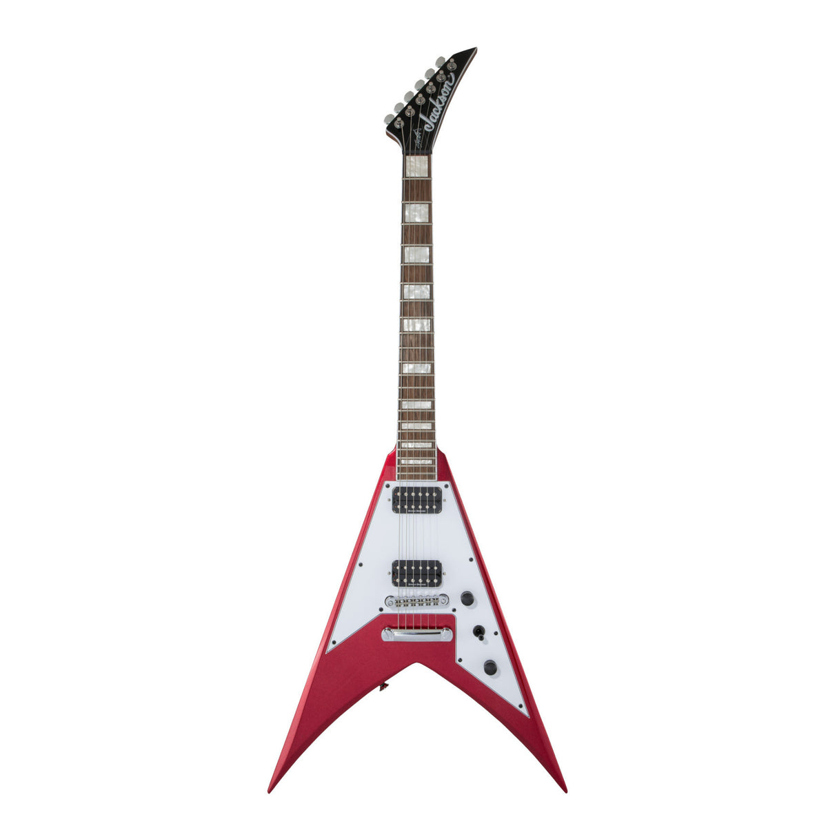 Jackson X Series Signature Scott Ian King V KVXT Guitar (Red) with Case