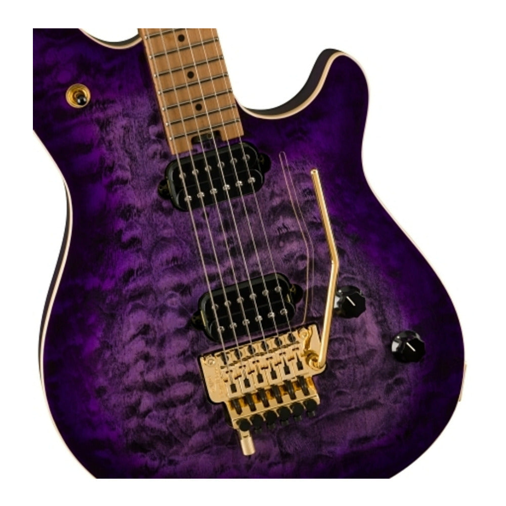 EVH Wolfgang Special QM 6-String Electric Guitar (Right-Handed, Purple Burst)