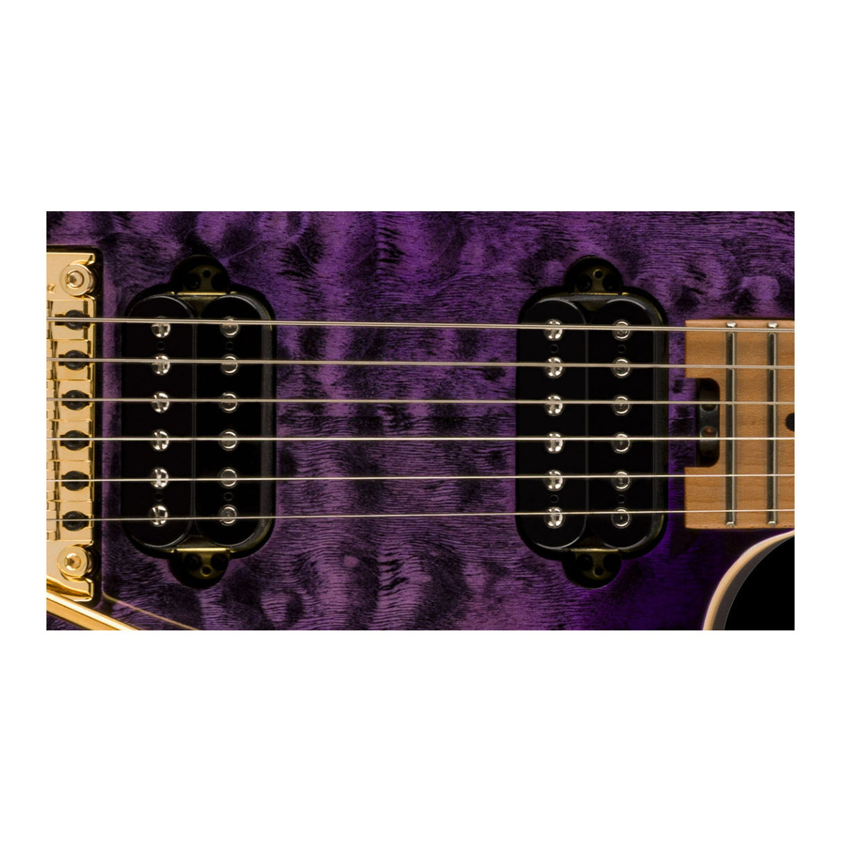 EVH Wolfgang Special QM 6-String Electric Guitar (Right-Handed, Purple Burst)