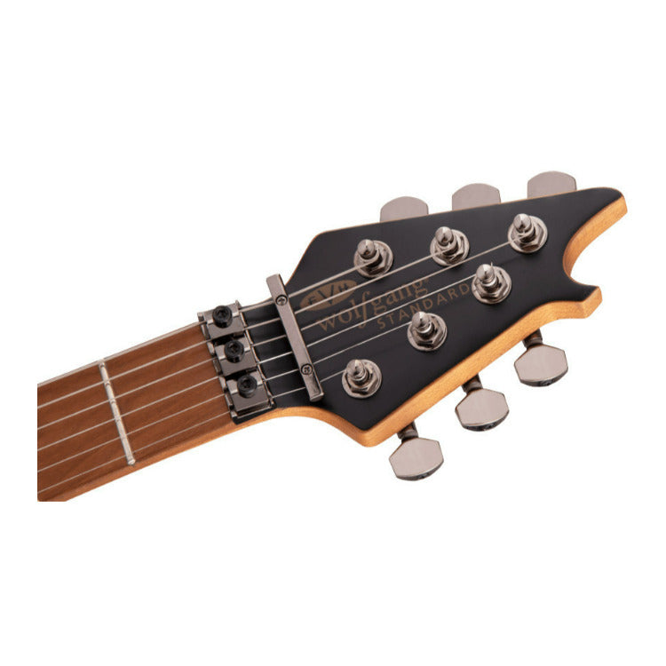 EVH Wolfgang Standard QM 6-String Electric Guitar (Right-Handed, Trans Amber)